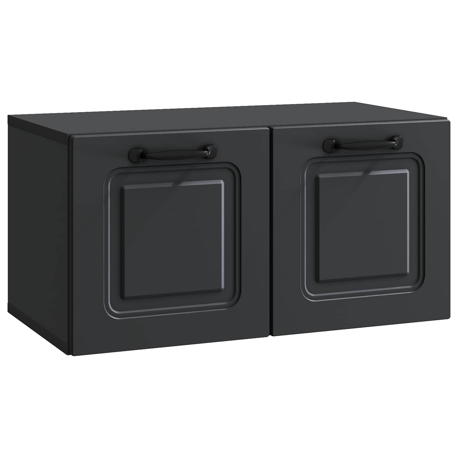 TV ormar za zid Zidne Crna 59,5 x 31 x 30 cm Konstruirano drvo