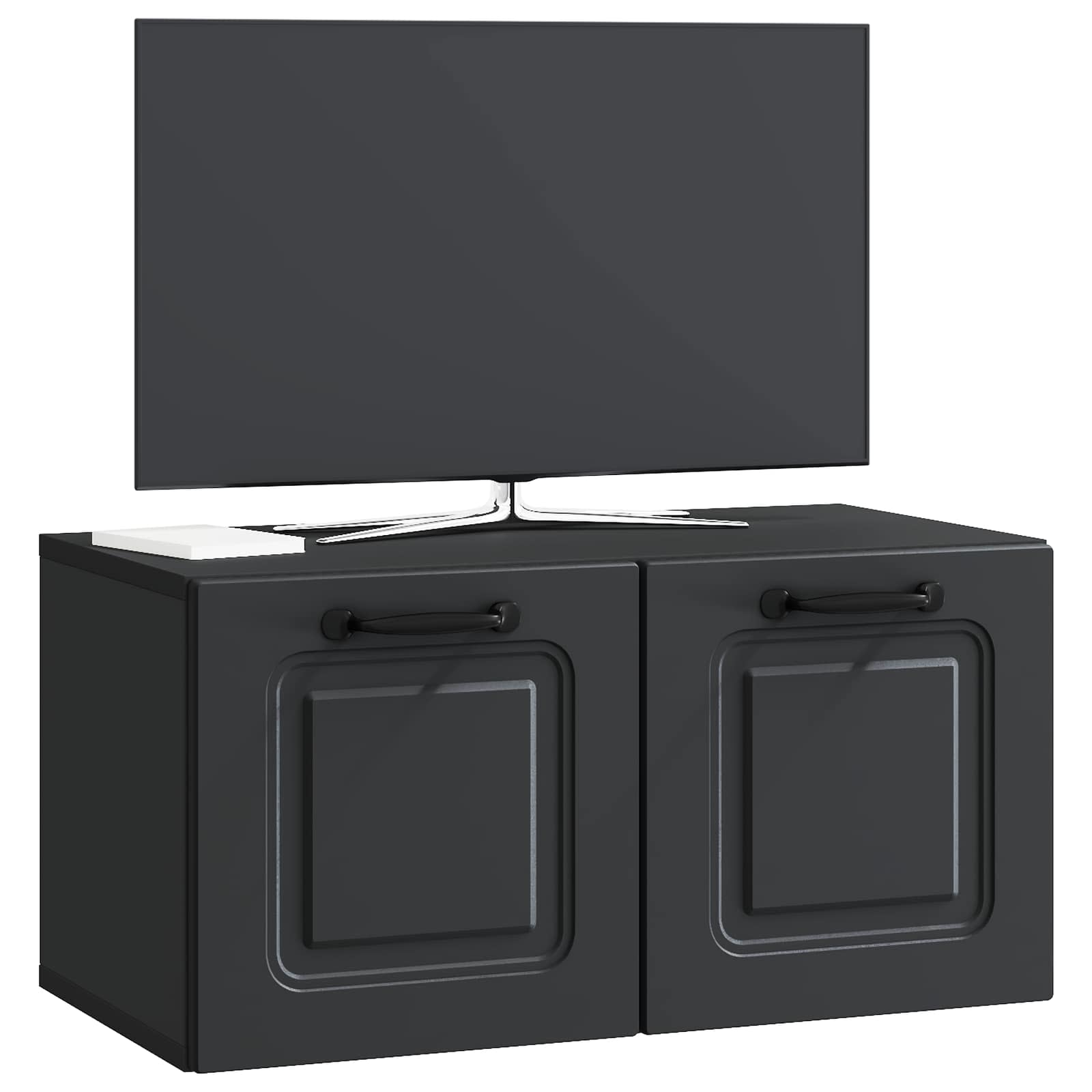 TV ormar za zid Zidne Crna 59,5 x 31 x 30 cm Konstruirano drvo