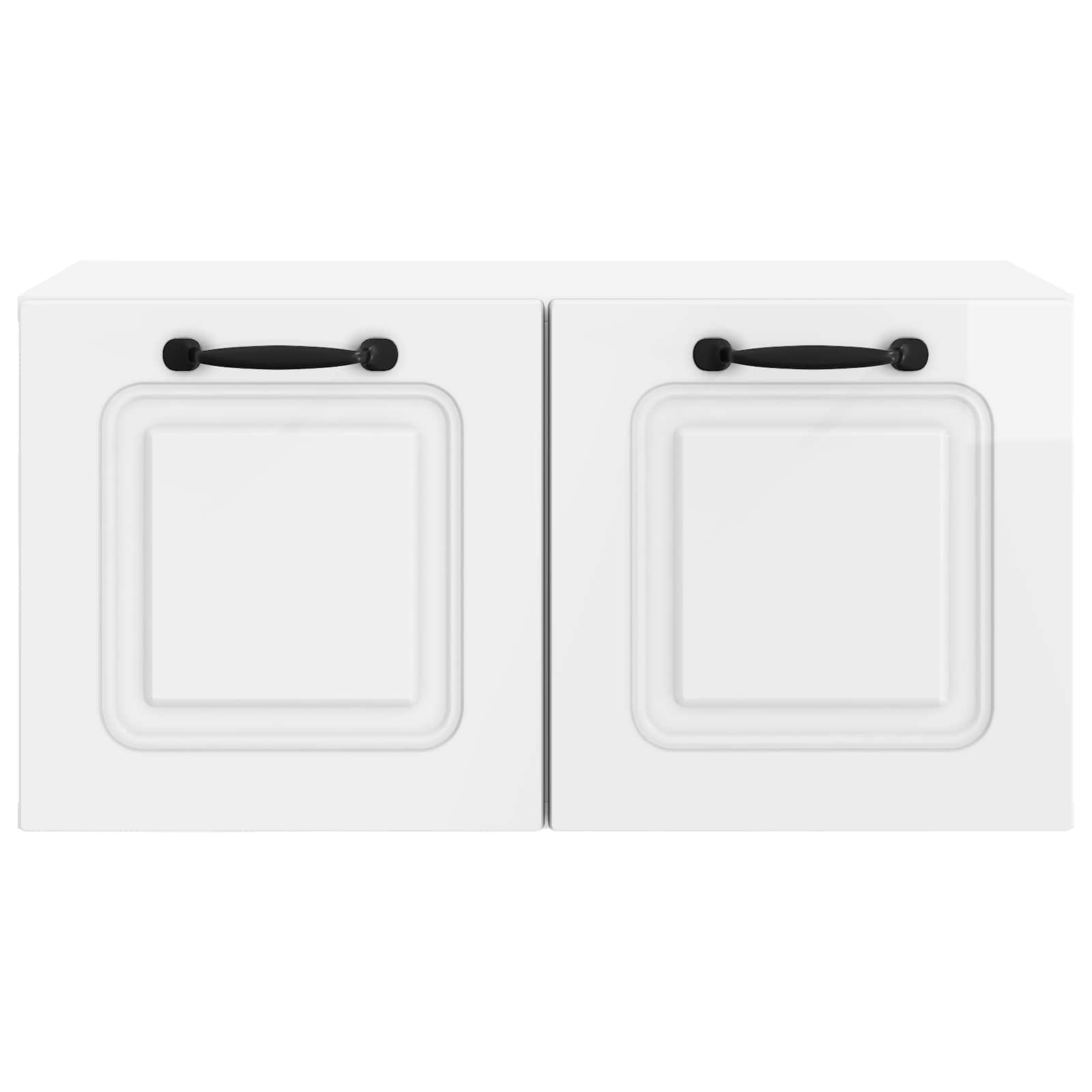 TV ormar za zid Zidne Bijela visokog sjaja 59,5 x 31 x 30 cm