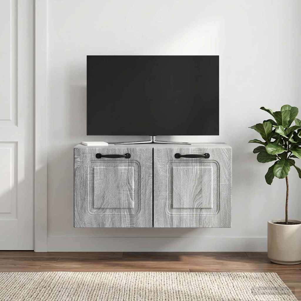 TV ormar za zid Siva sonoma 59,5 x 31 x 30 cm Konstruirano drvo