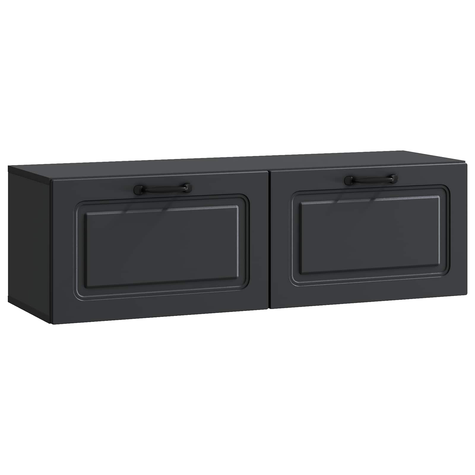 TV ormar za zid Zidne Crna 98 x 31 x 30 cm Konstruirano drvo