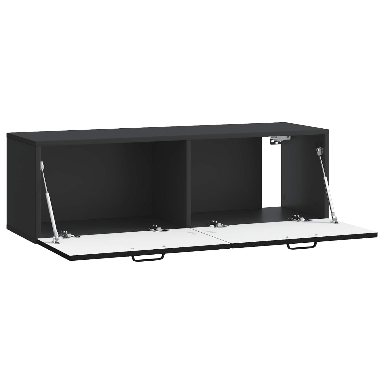 TV ormar za zid Zidne Crna 98 x 31 x 30 cm Konstruirano drvo