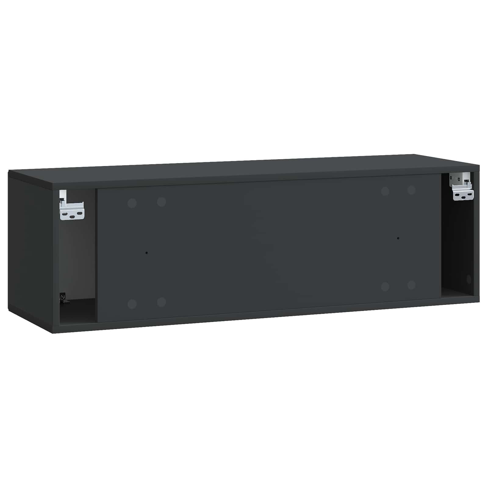 TV ormar za zid Zidne Crna 98 x 31 x 30 cm Konstruirano drvo