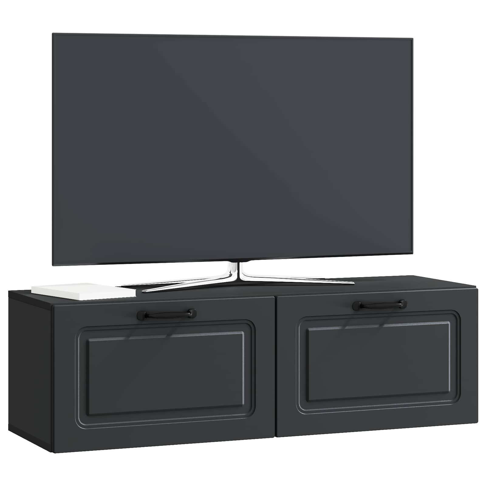 TV ormar za zid Zidne Crna 98 x 31 x 30 cm Konstruirano drvo
