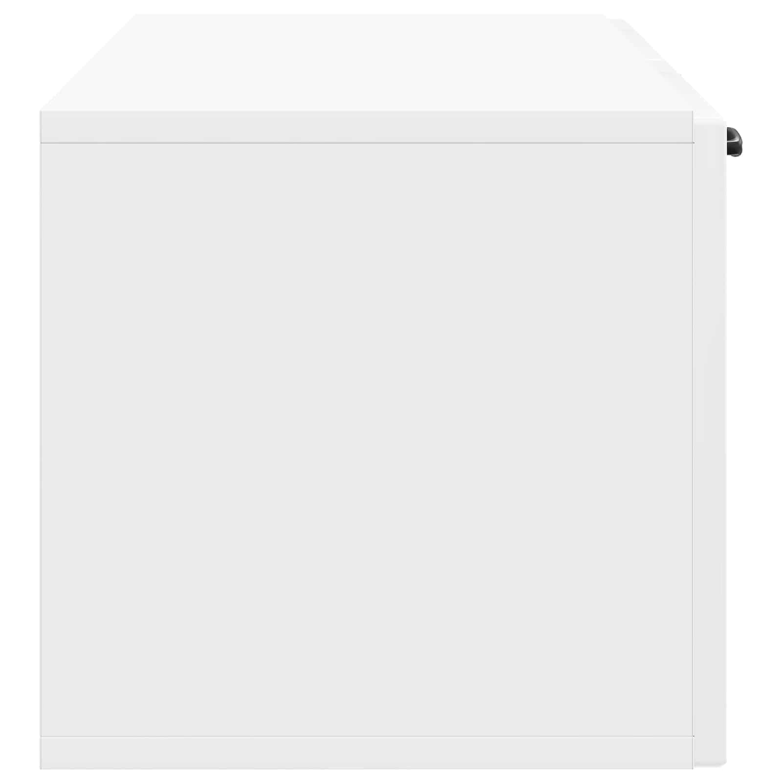 TV ormar za zid Zidne Bijela visokog sjaja 98 x 31 x 30 cm