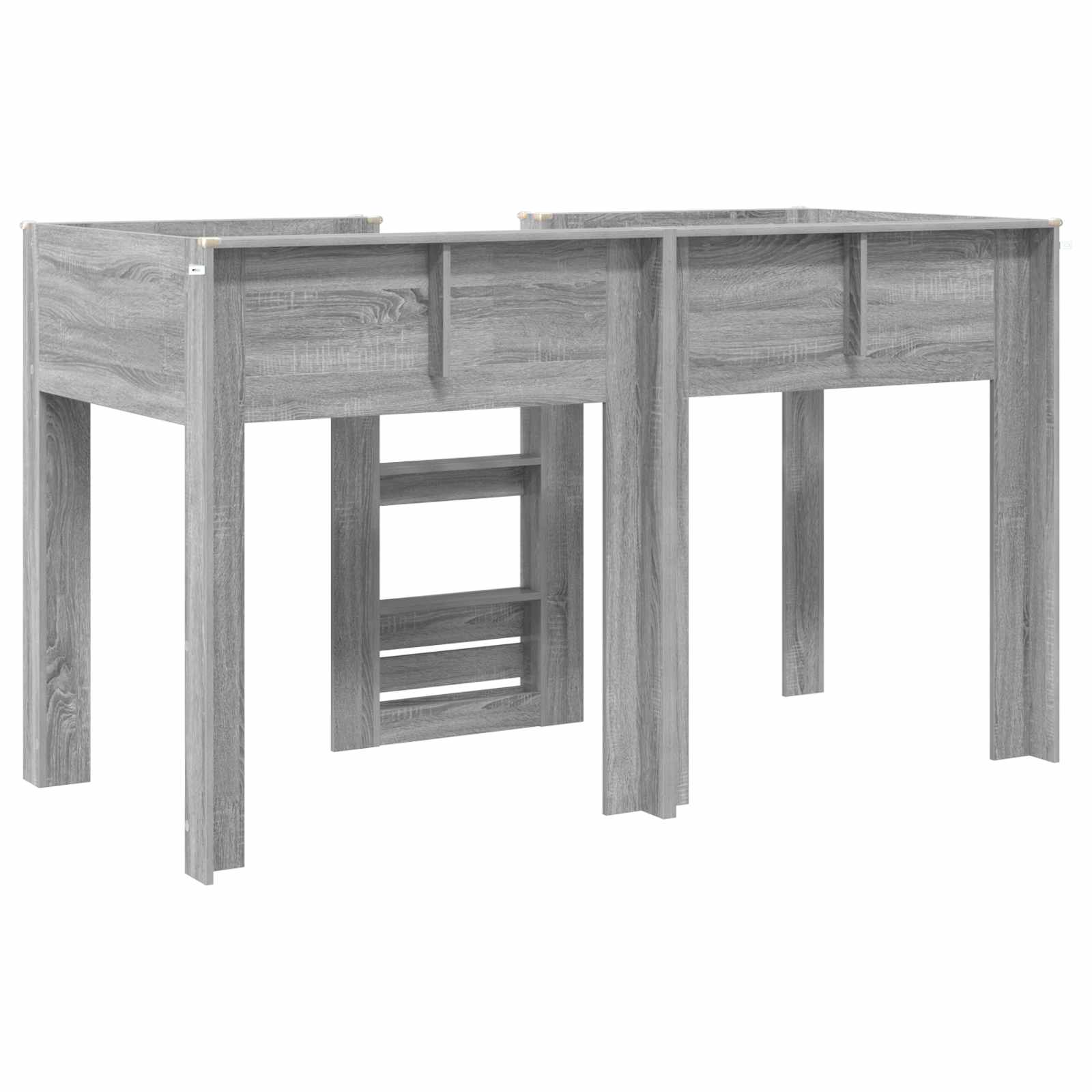 Krevet na kat za djecu s pohranom Siva Sonoma 75 x 190 cm