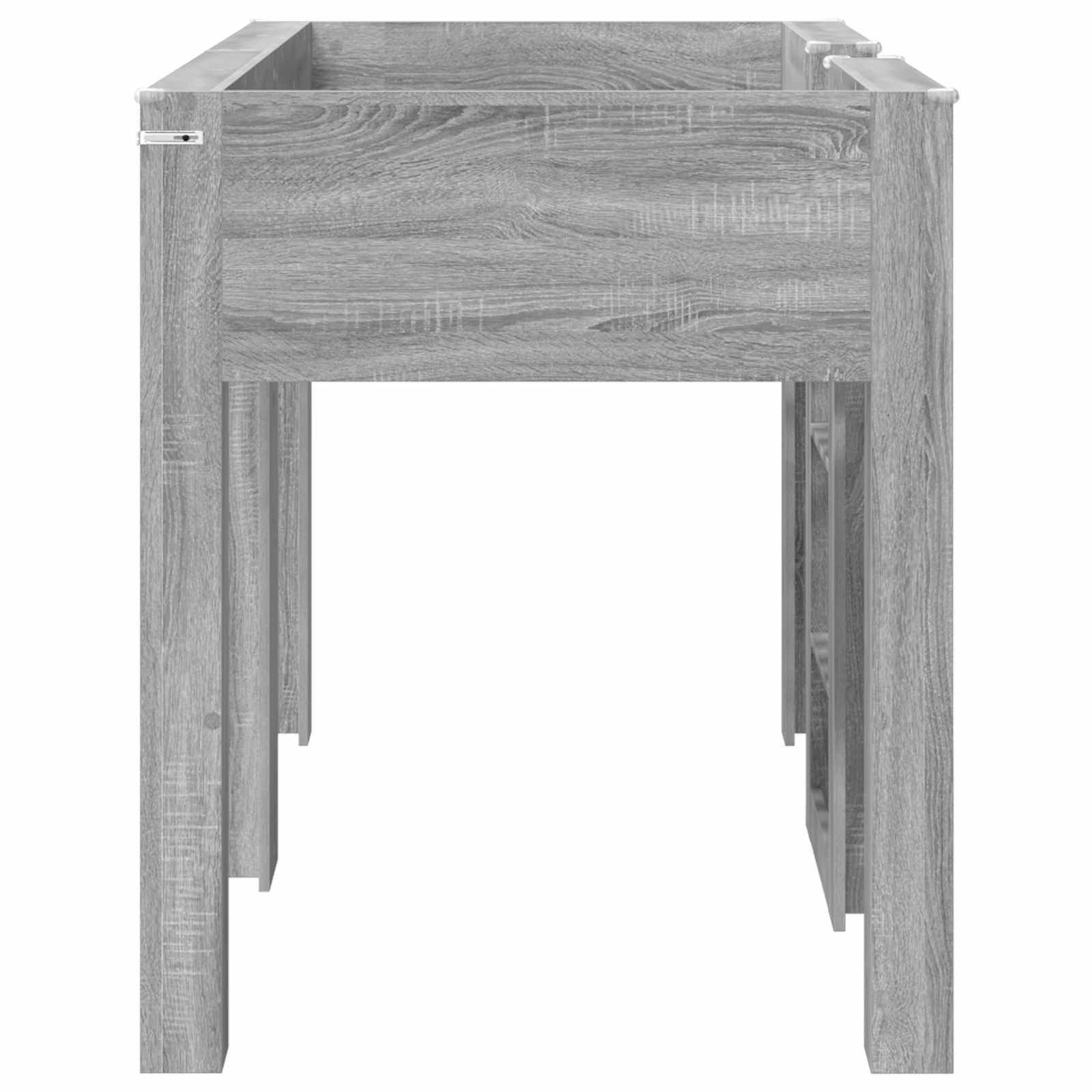 Krevet na kat za djecu s pohranom Siva Sonoma 75 x 190 cm