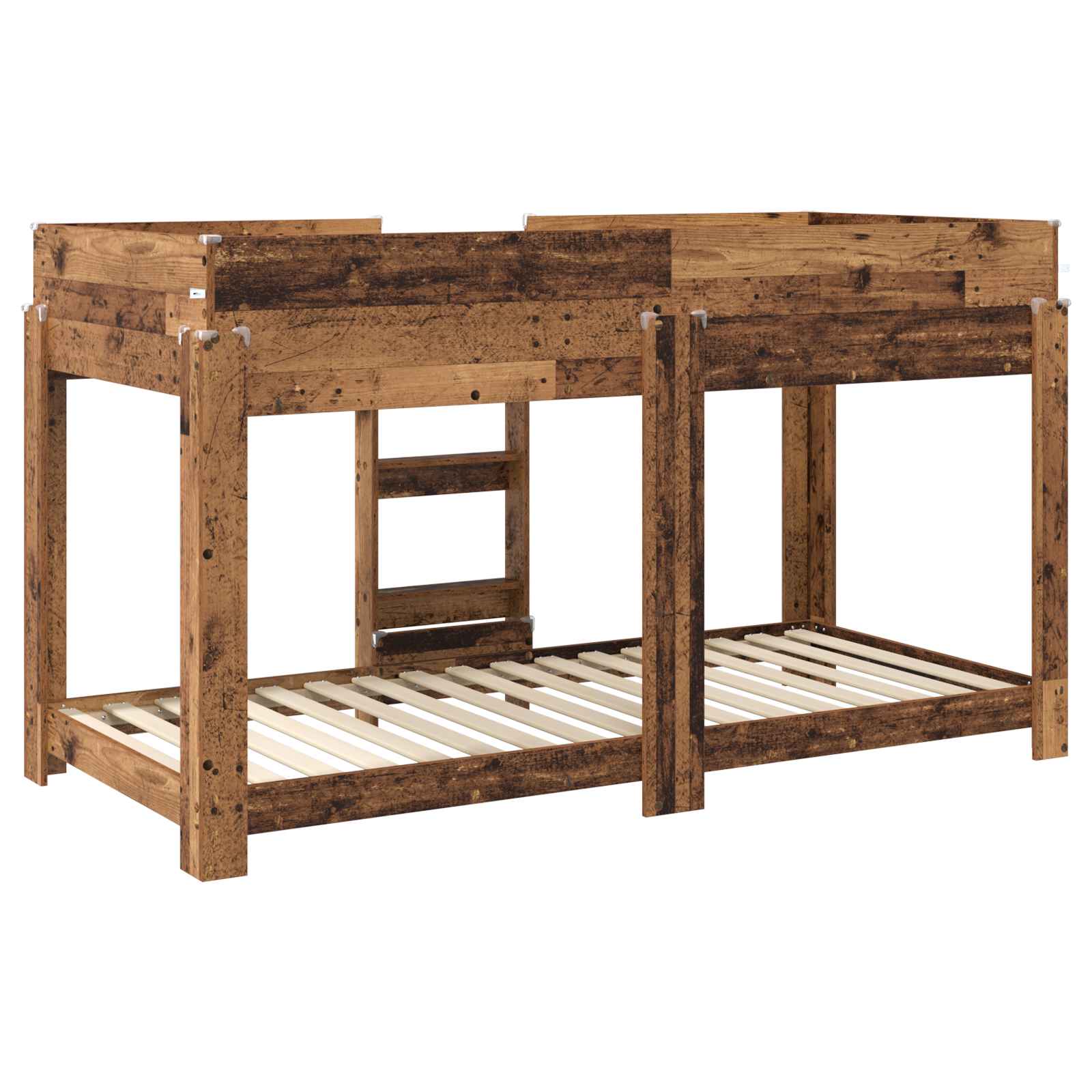 Krevet na kat za djecu Staro drvo 90 x 200 cm Konstruirano drvo