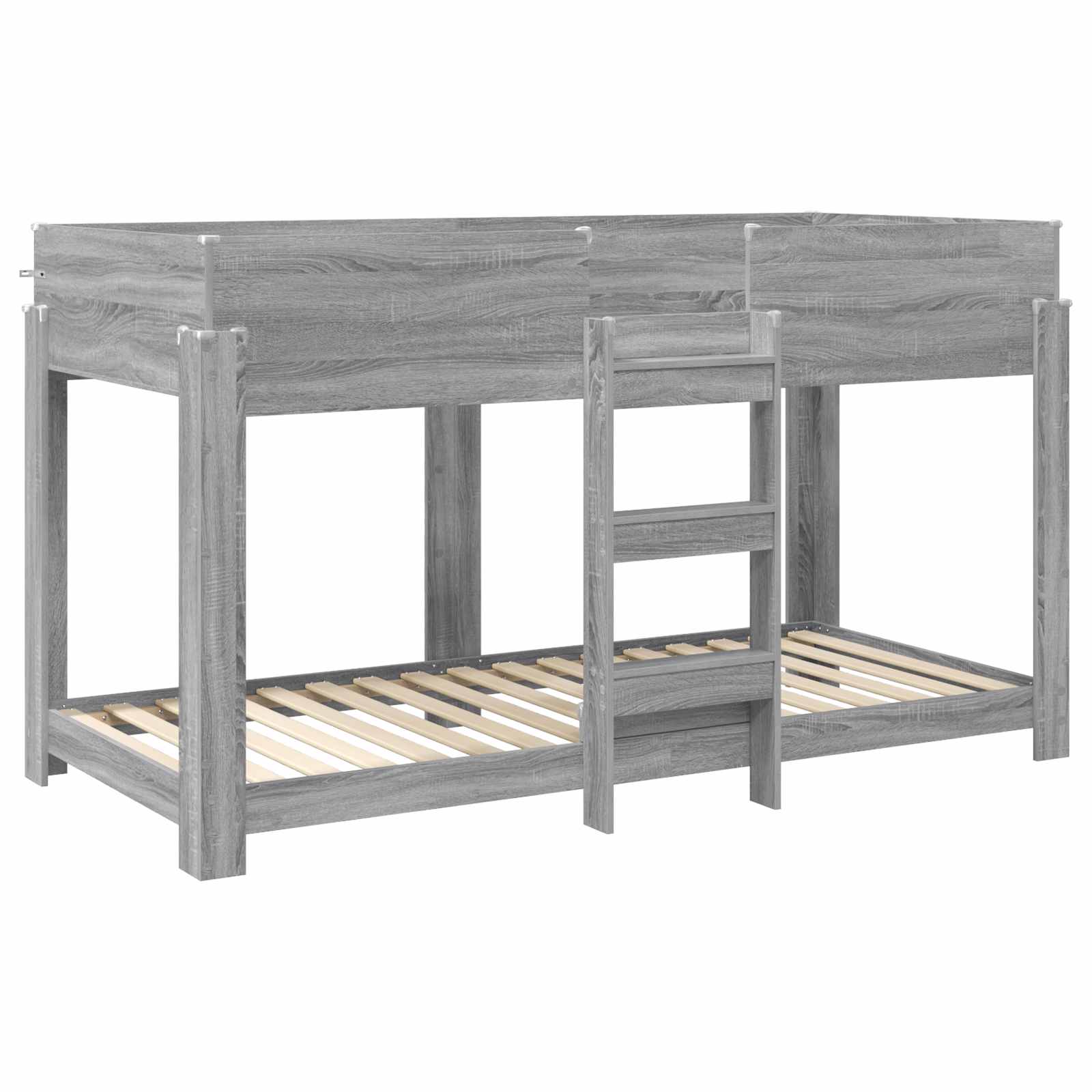 Krevet na kat za djecu Siva Sonoma 80 x 200 cm