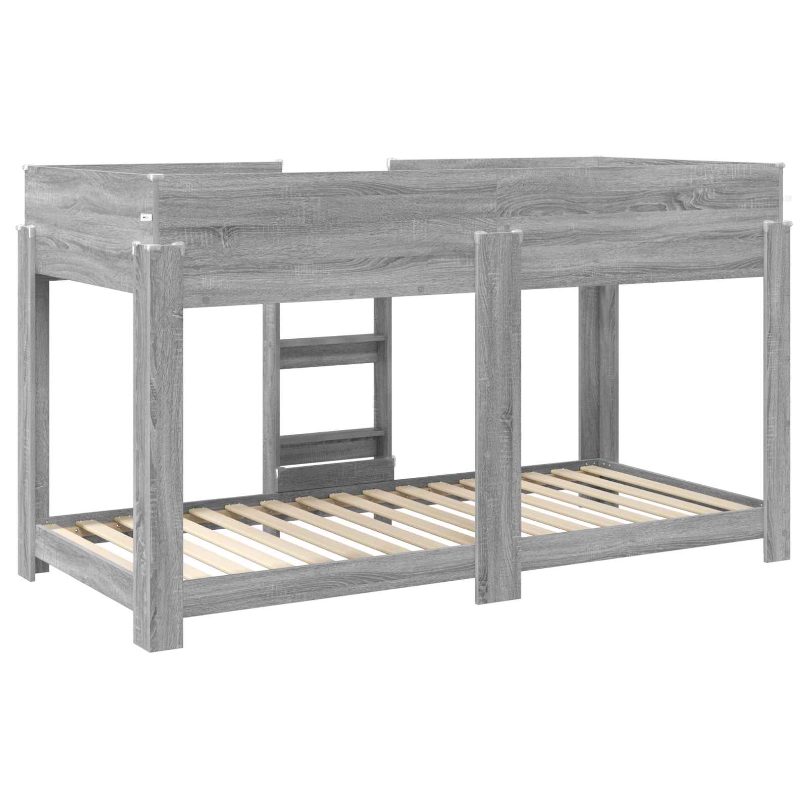 Krevet na kat za djecu Siva Sonoma 90 x 190 cm