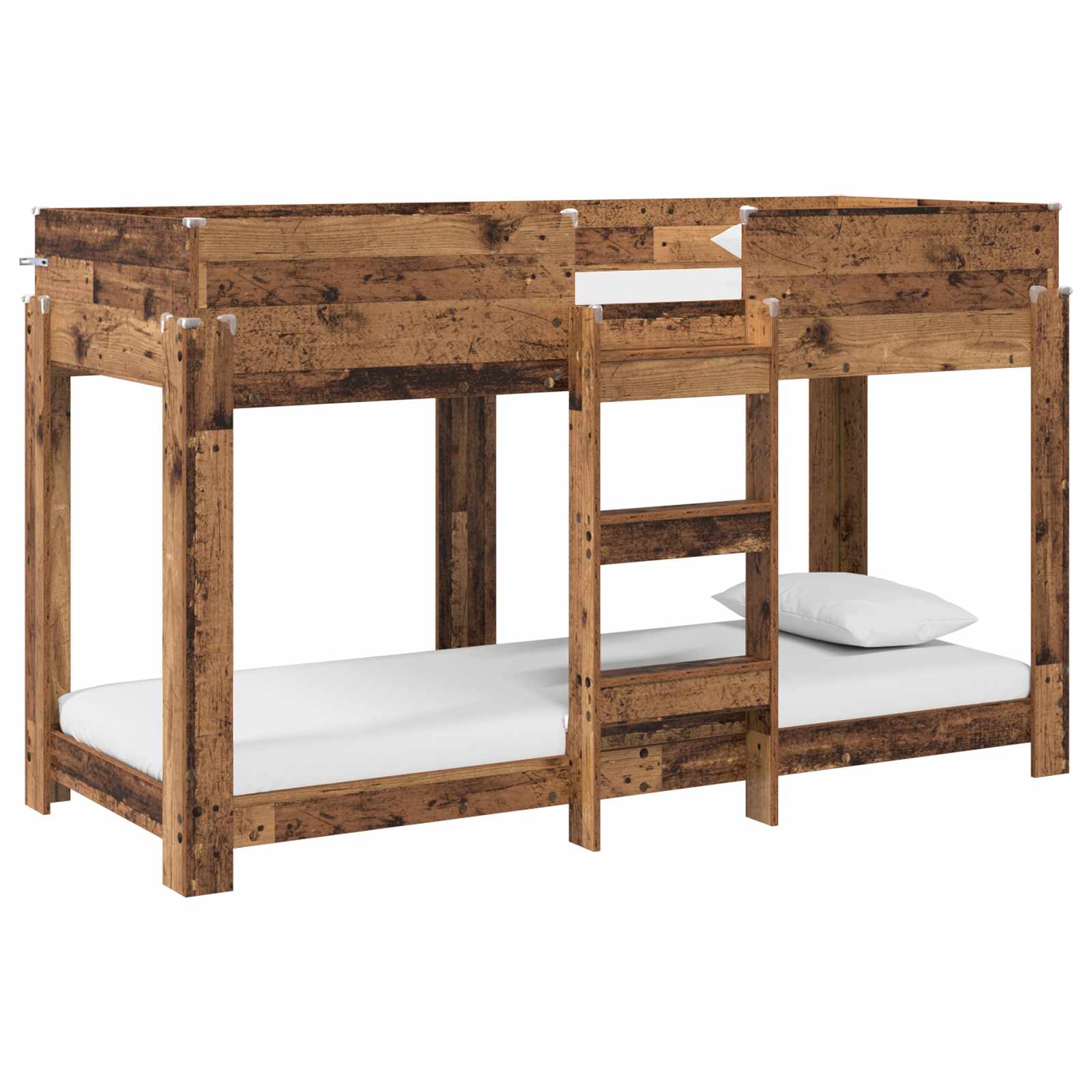 Krevet na kat za djecu Staro drvo 75 x 190 cm Konstruirano drvo