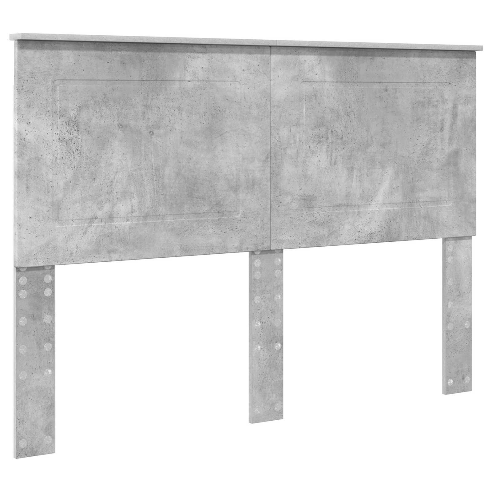 Krevetna konstrukcija Beton 140 x 200 cm Čvrsto borovo drvo