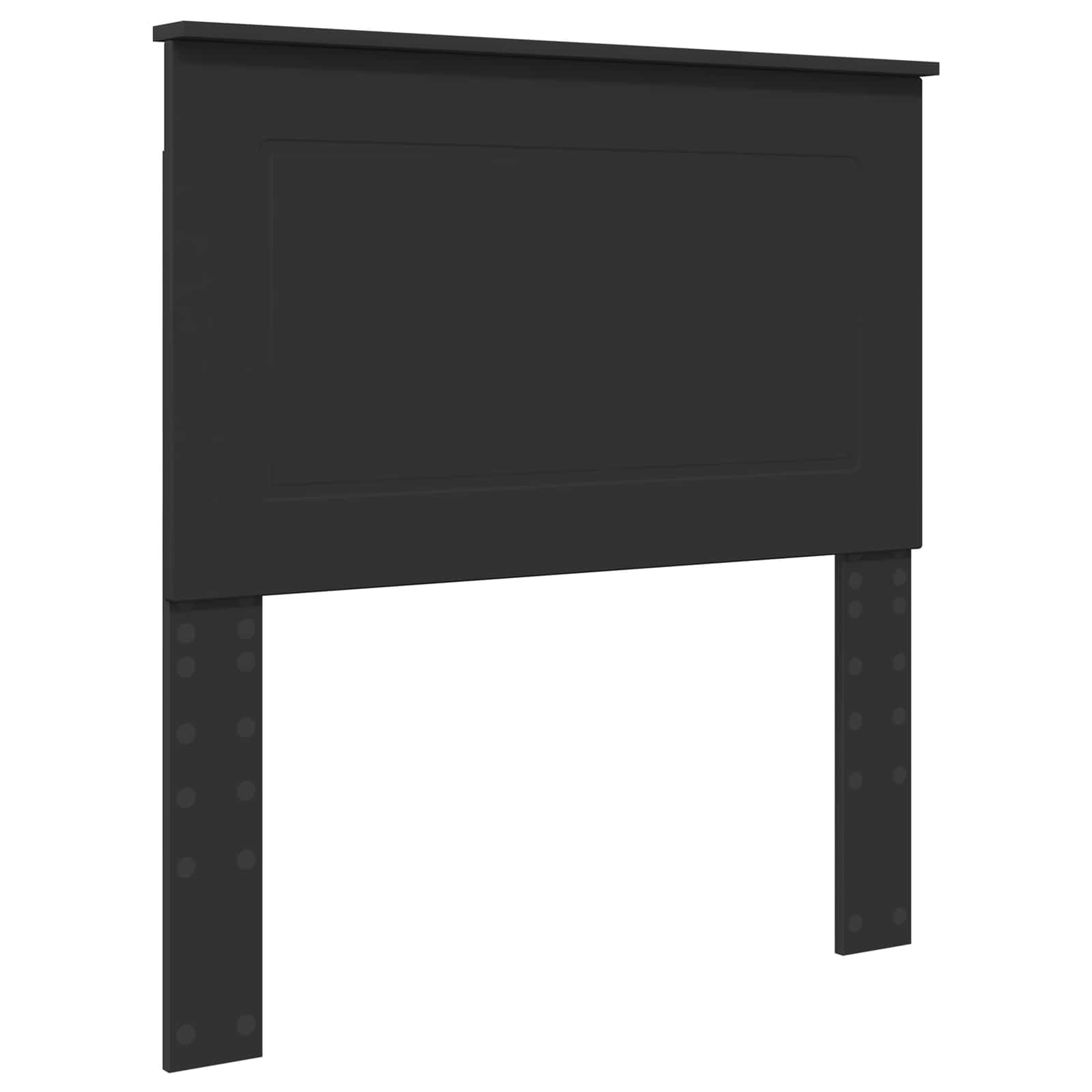 Krevetna konstrukcija Crna 100 x 200 cm Čvrsto borovo drvo