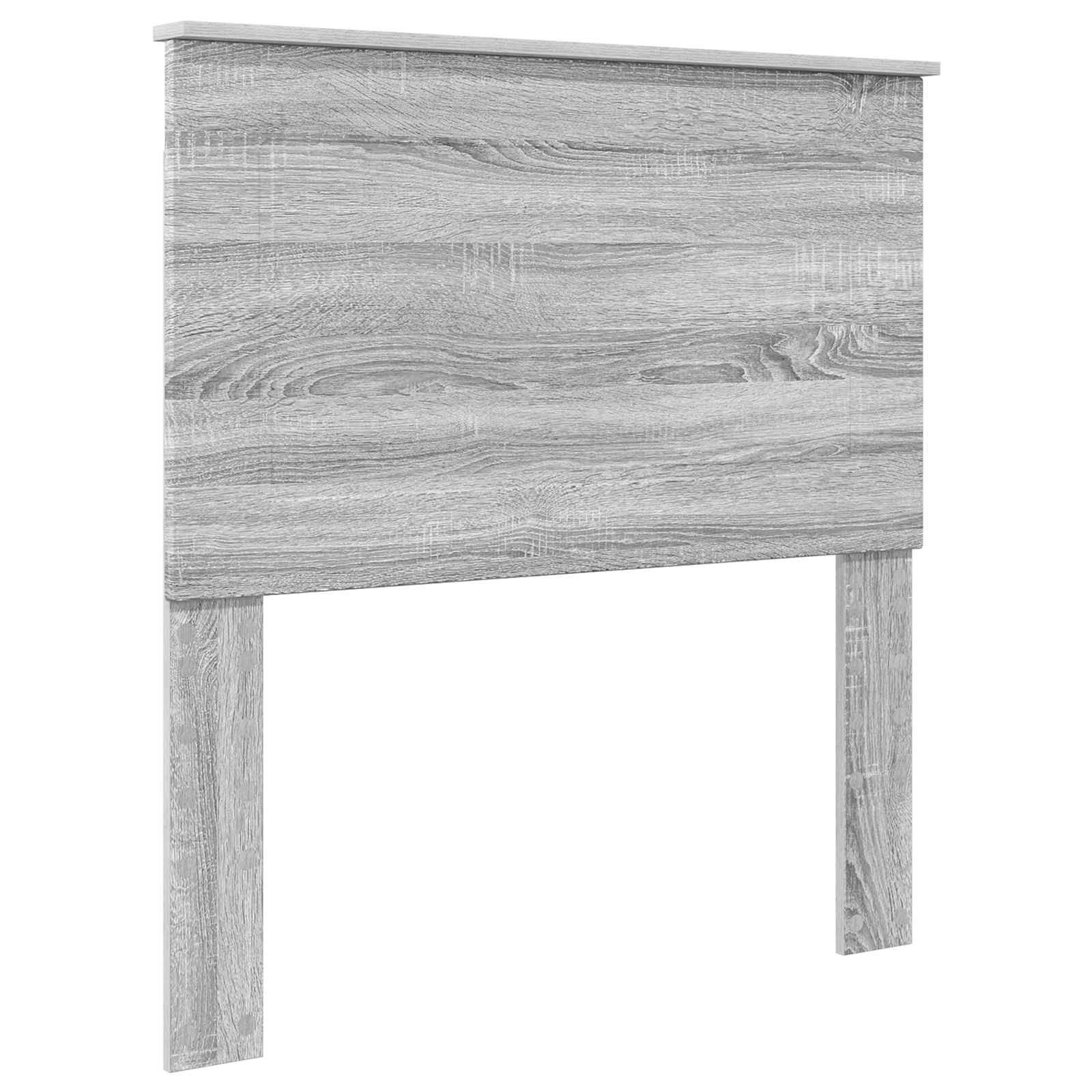 Krevetna konstrukcija s uzglavljem Siva Sonoma 90 x 190 cm