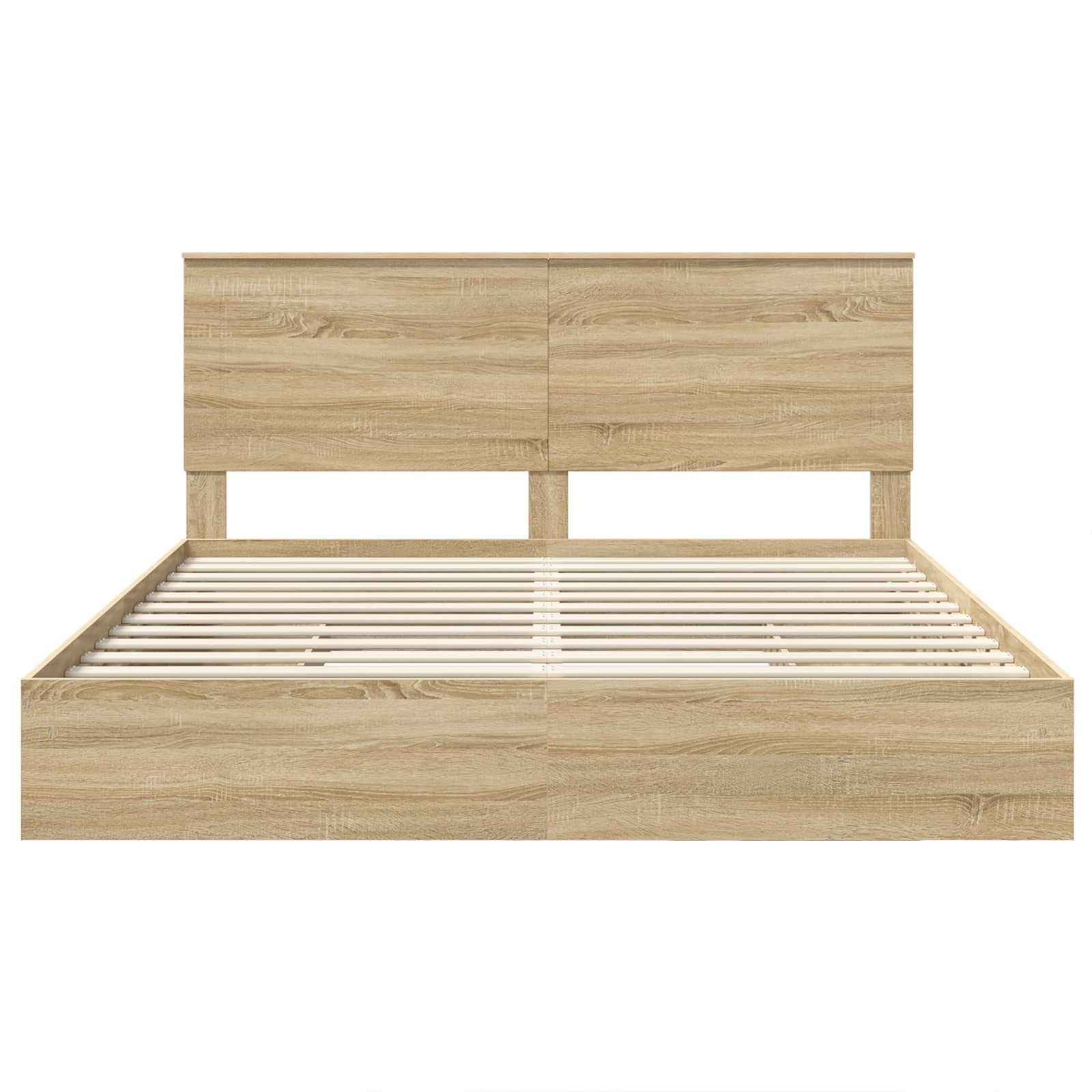 Krevet s od storage Sonoma hrast 180 x 200 cm Konstruirano drvo