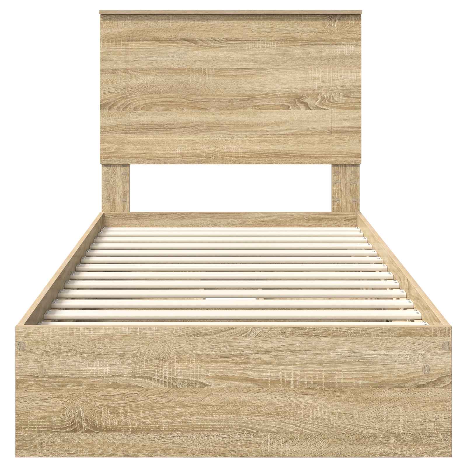 Krevet s od storage Sonoma hrast 90 x 190 cm Konstruirano drvo