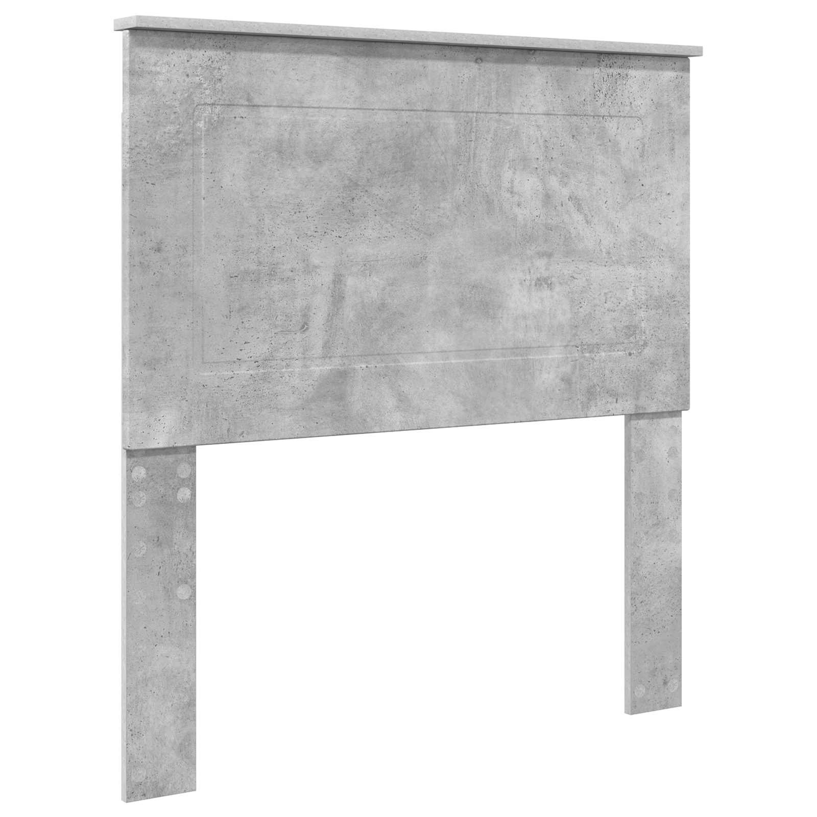 Krevet s od storage Betonski sivi 75 x 190 cm Konstruirano drvo