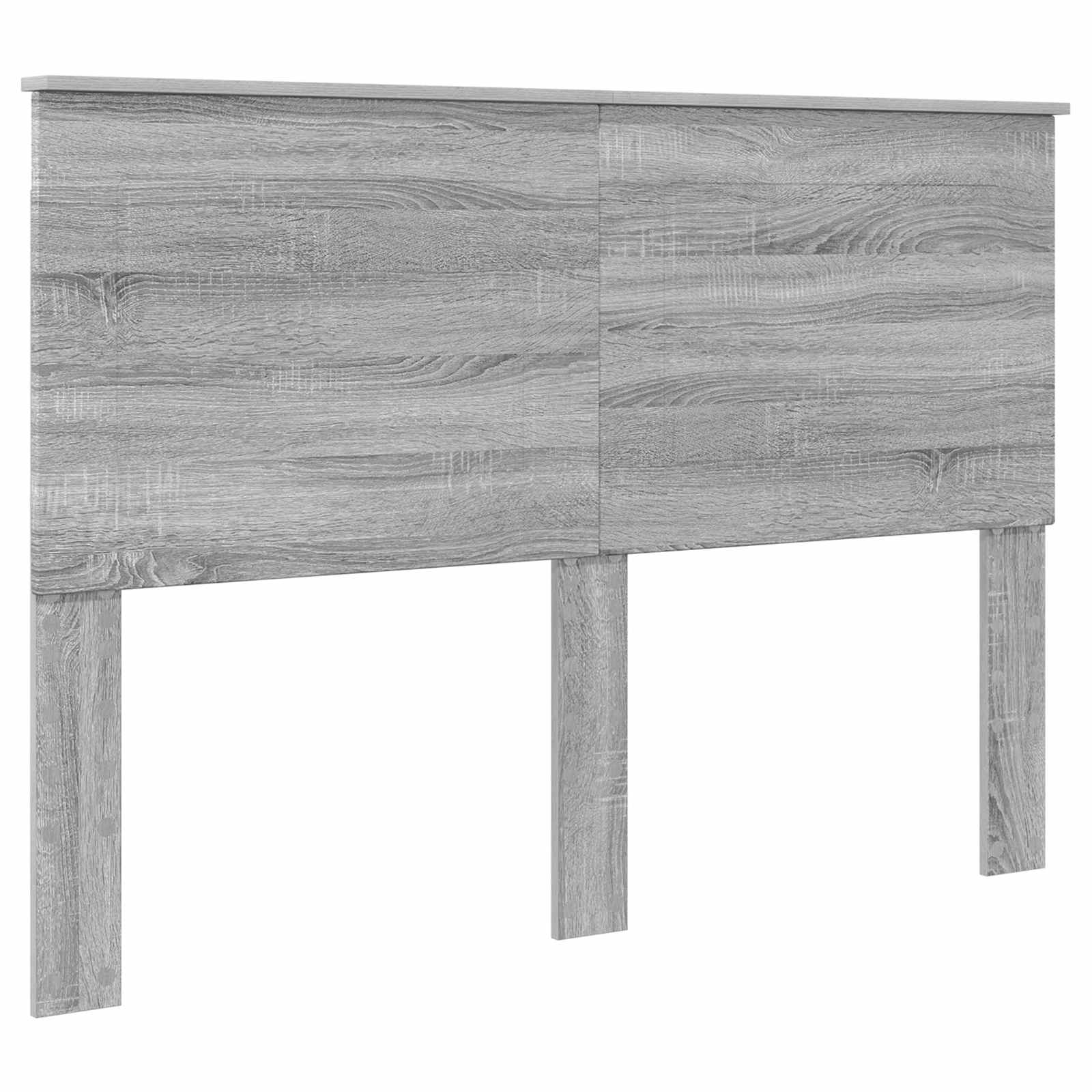 Krevetna konstrukcija s uzglavljem Siva Sonoma 140 x 190 cm