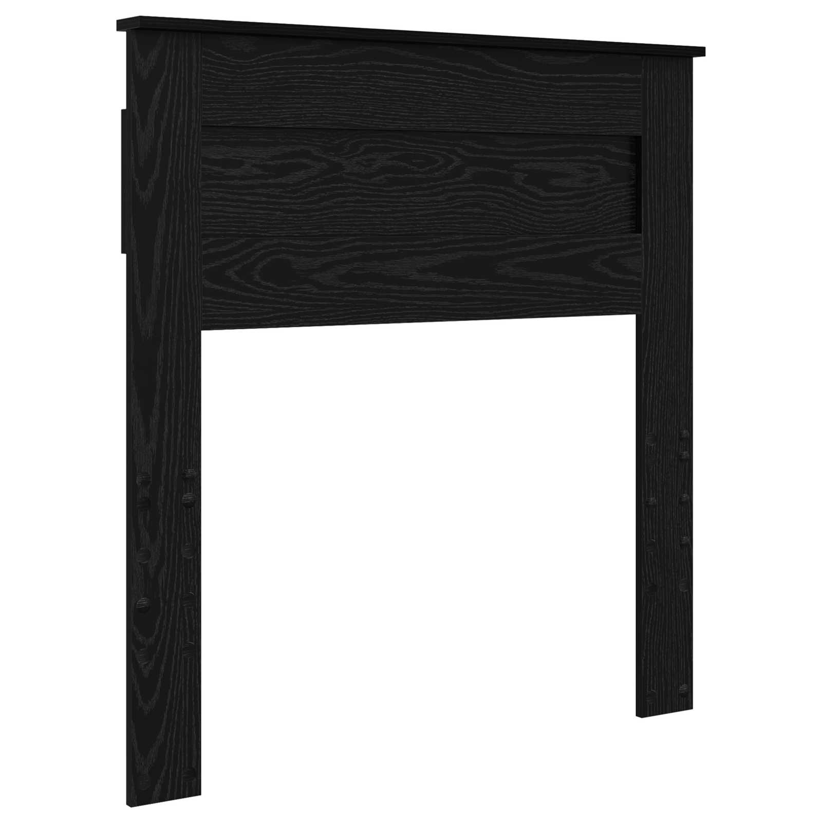 Krevetna konstrukcija Crna 90 x 190 cm Čvrsto borovo drvo