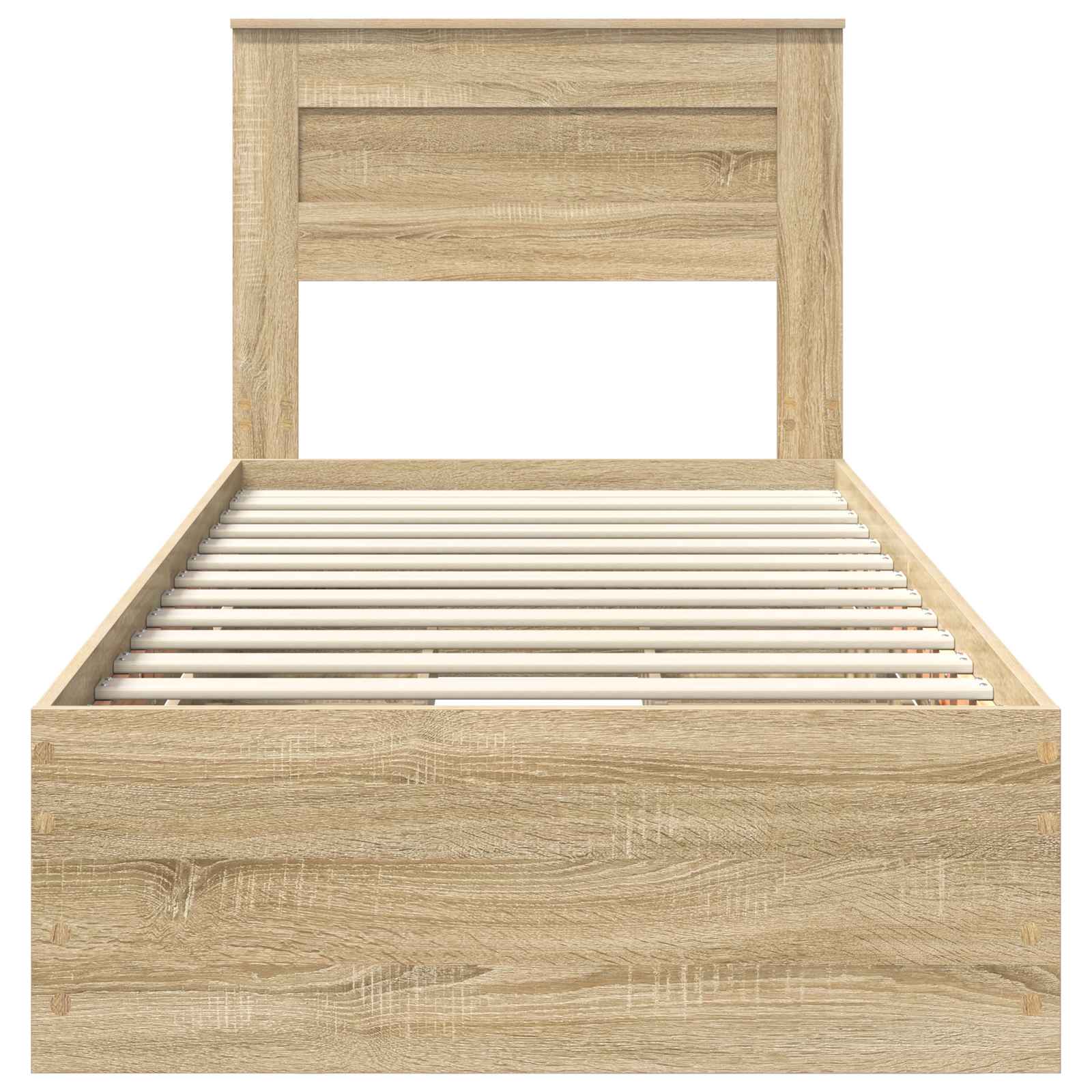 Krevetna konstrukcija s ladicama Sonoma hrast 100 x 200 cm