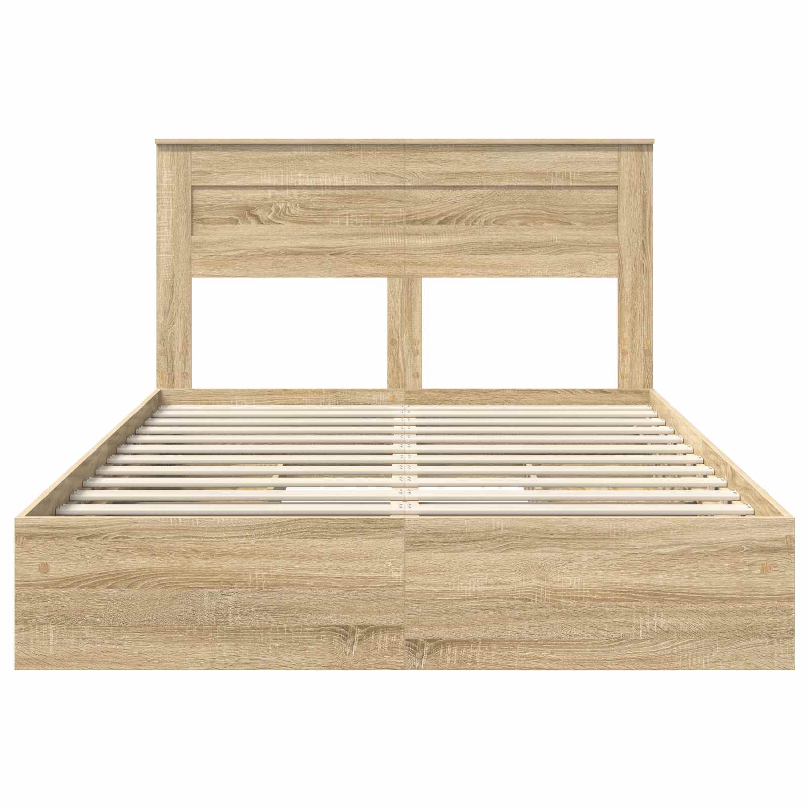 Krevet s od storage Sonoma hrast 140 x 190 cm Konstruirano drvo