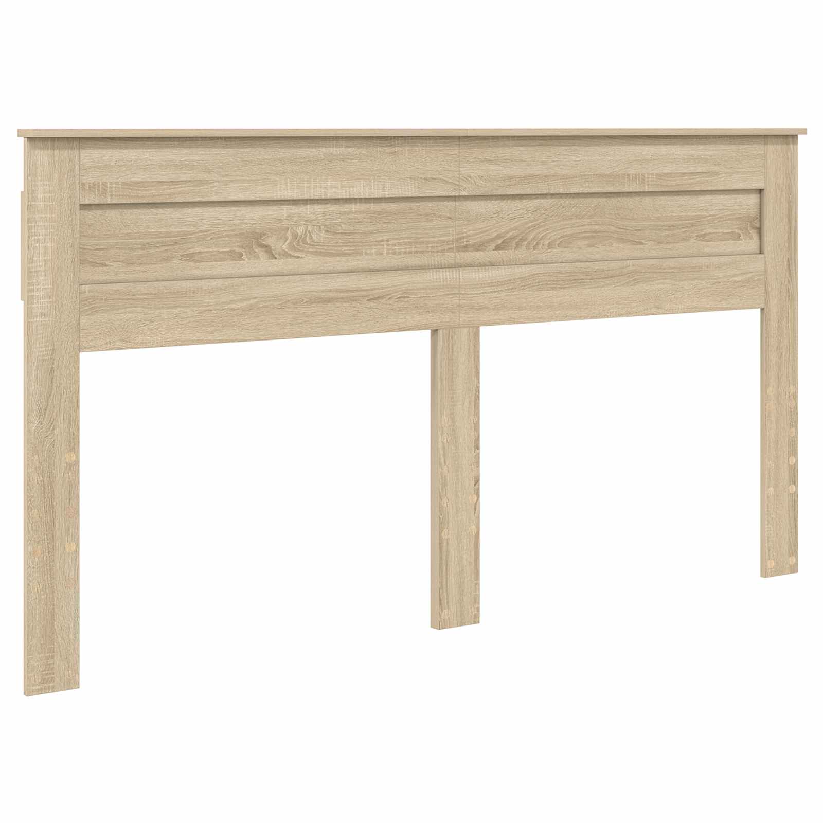 Krevetna konstrukcija s uzglavljem Sonoma hrast 200 x 200 cm