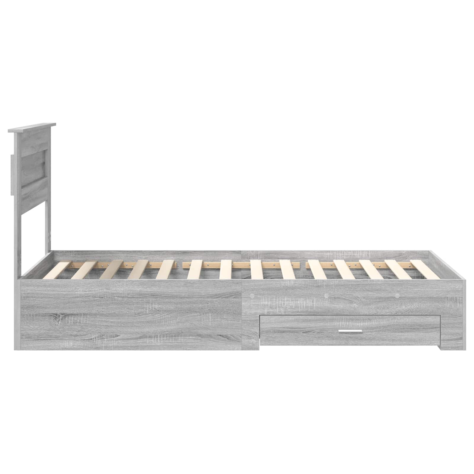Krevetna konstrukcija Siva Sonoma 90 x 200 cm Konstruirano drvo