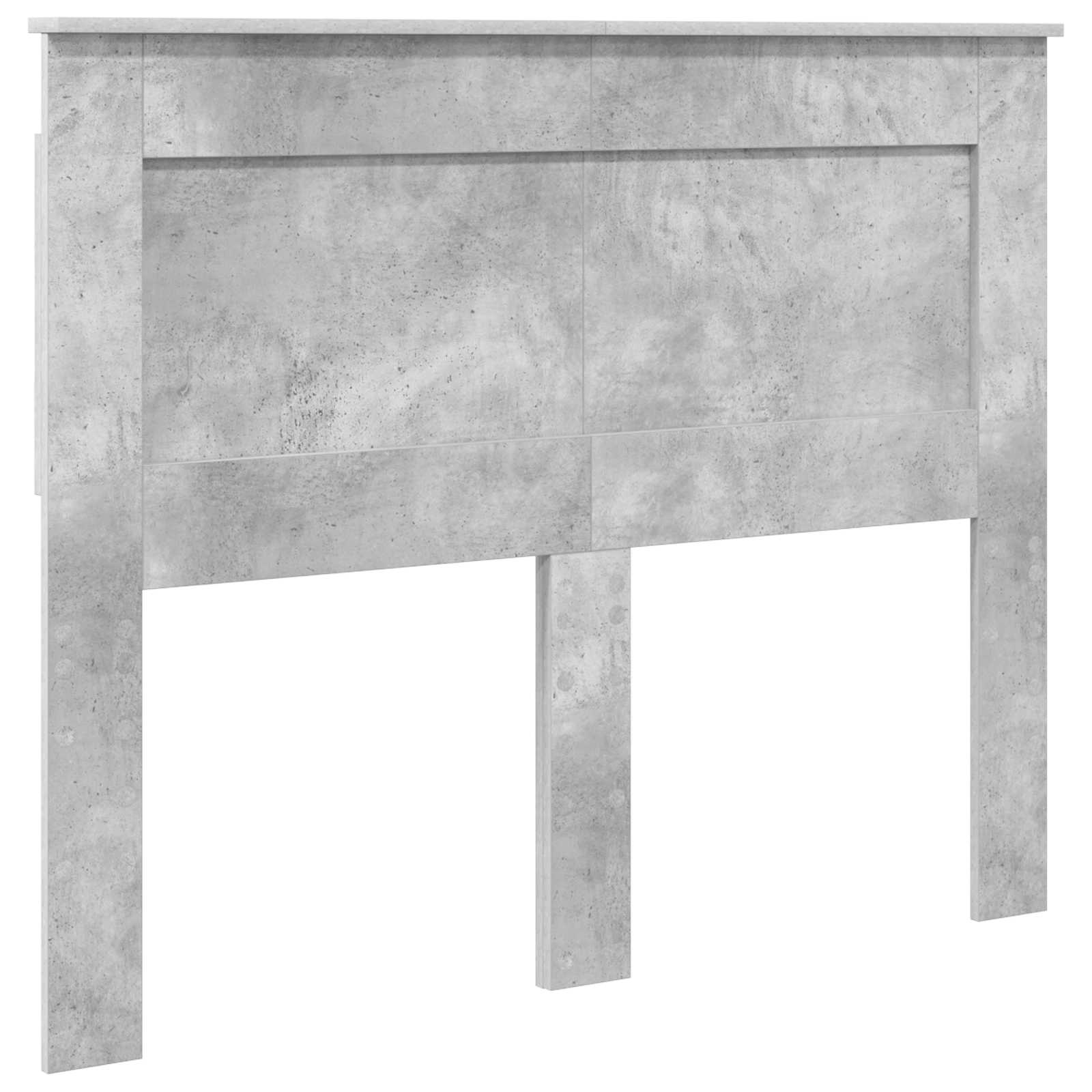Krevetna konstrukcija Beton 120 x 190 cm Čvrsto borovo drvo