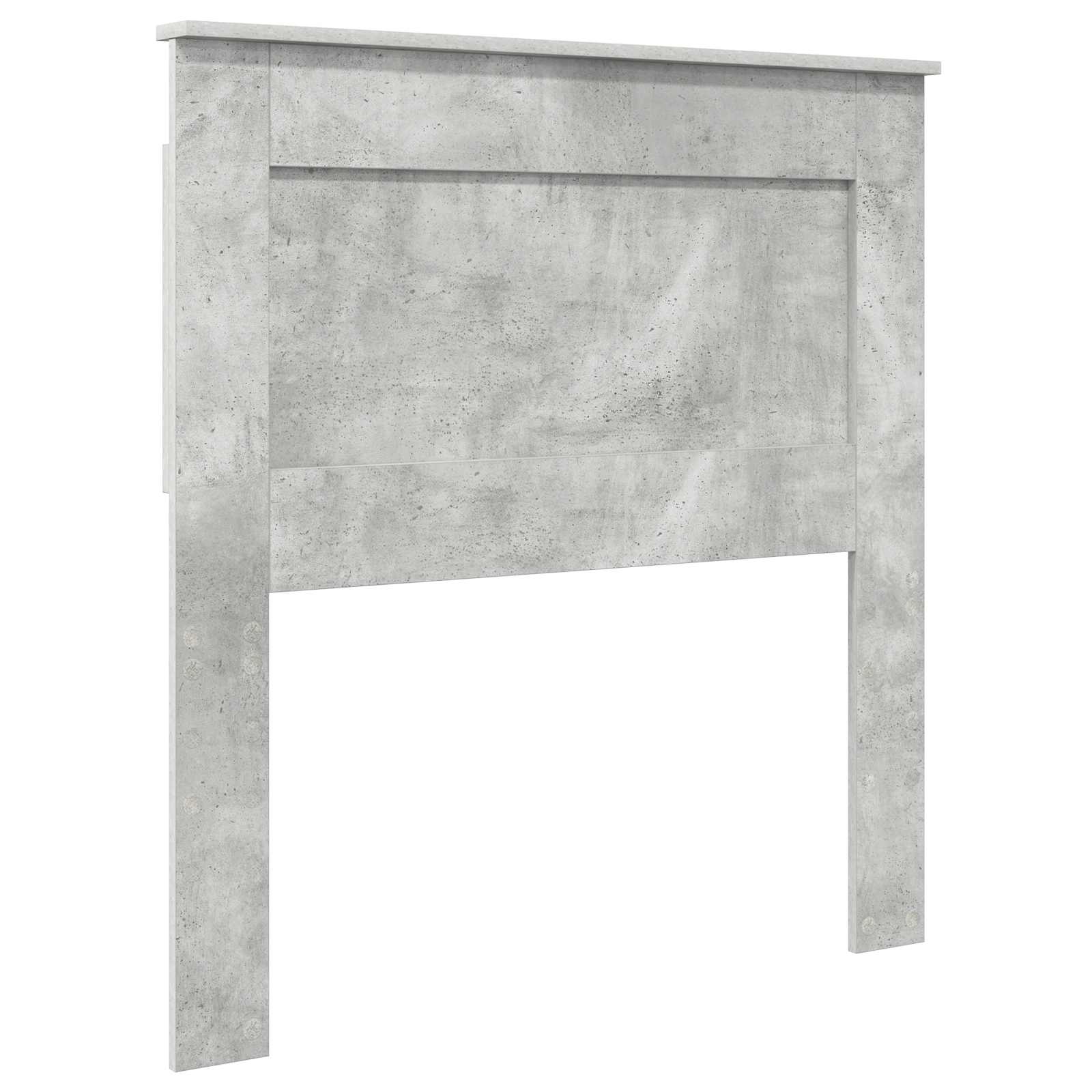 Krevetna konstrukcija s uzglavljem Betonska siva 90 x 190 cm
