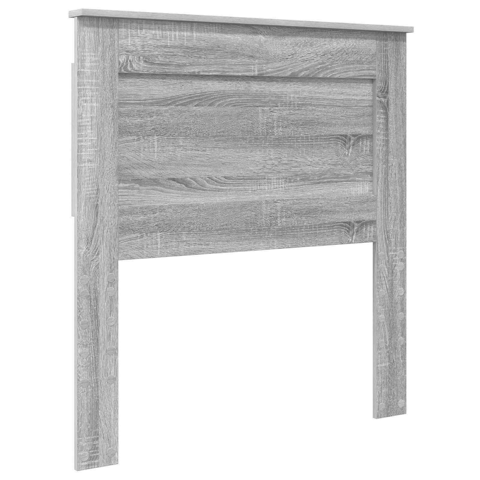 Krevetna konstrukcija Siva Sonoma 90 x 190 cm Inženjersko Drvo