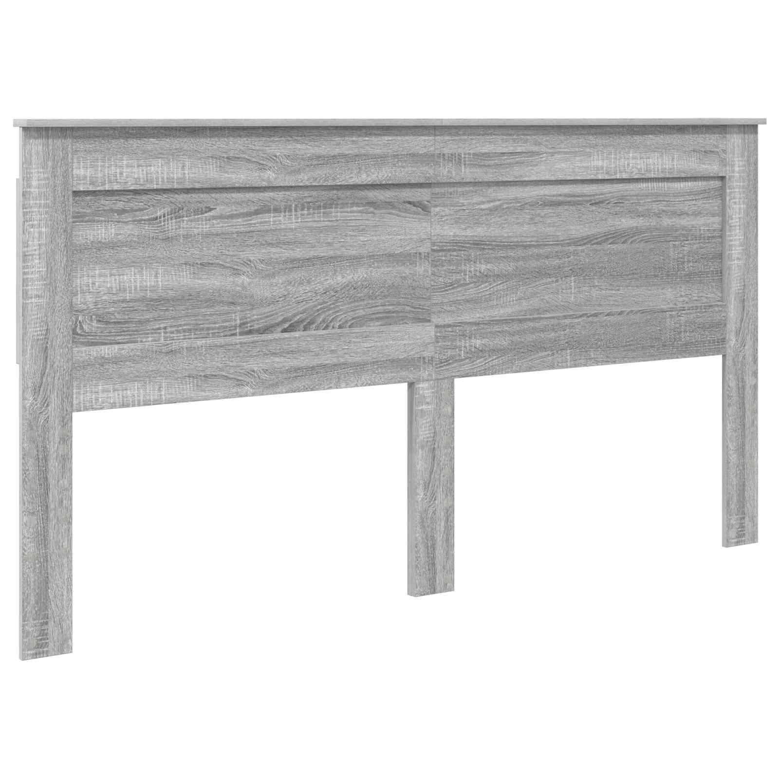 Krevet s od storage Siva Sonoma 200 x 200 cm Konstruirano drvo