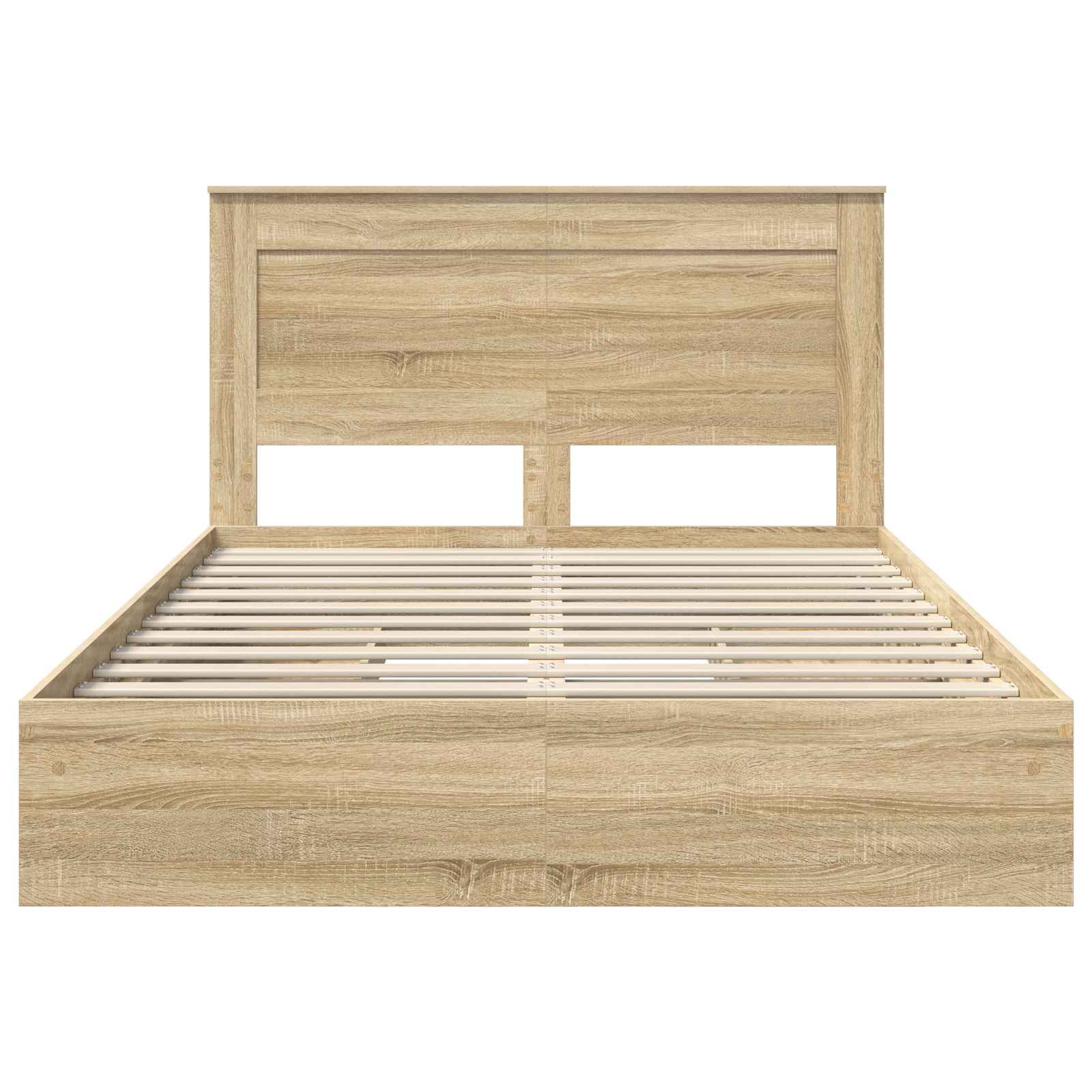 Krevet s od storage Sonoma hrast 140 x 200 cm Konstruirano drvo