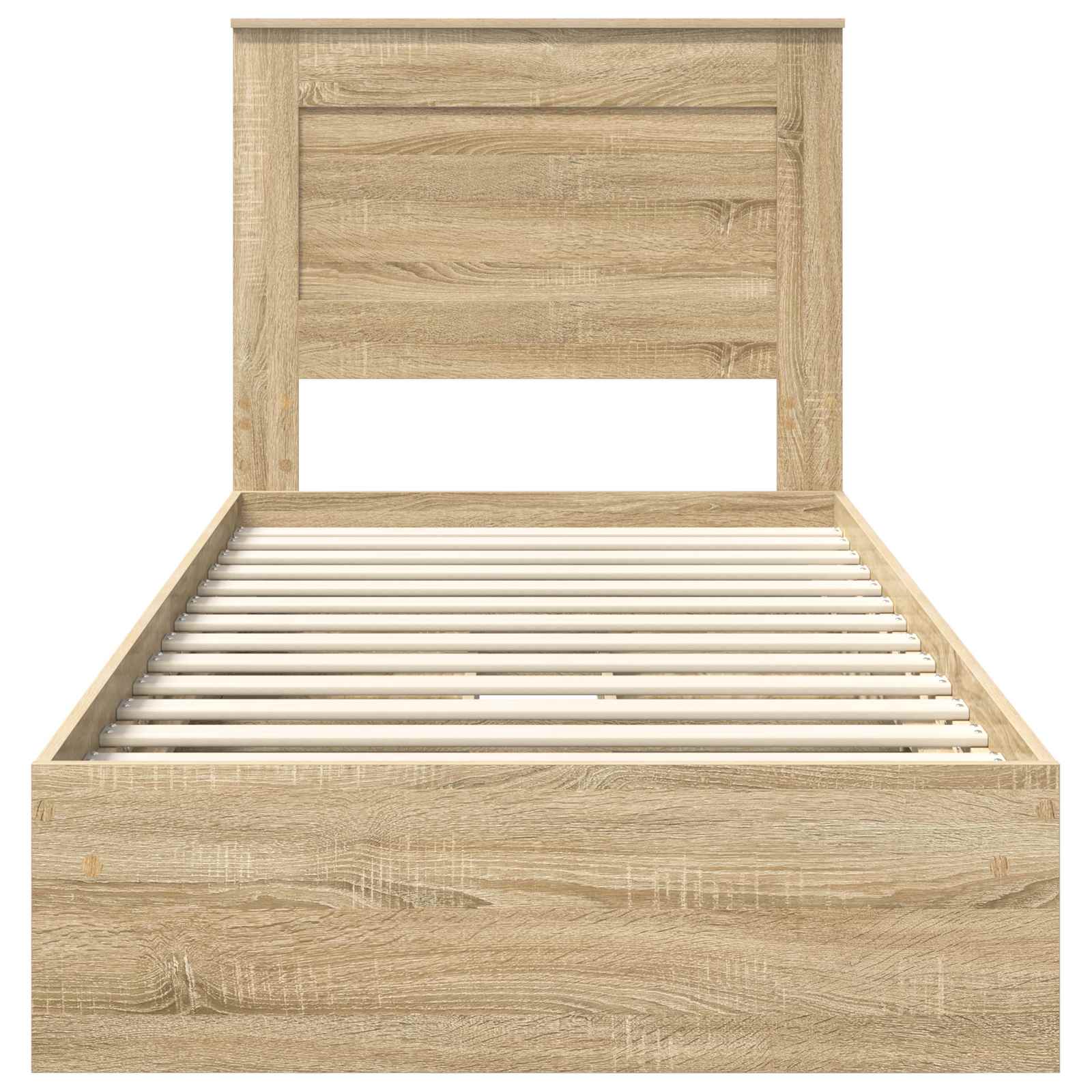 Krevet s od storage Sonoma hrast 75 x 190 cm Konstruirano drvo