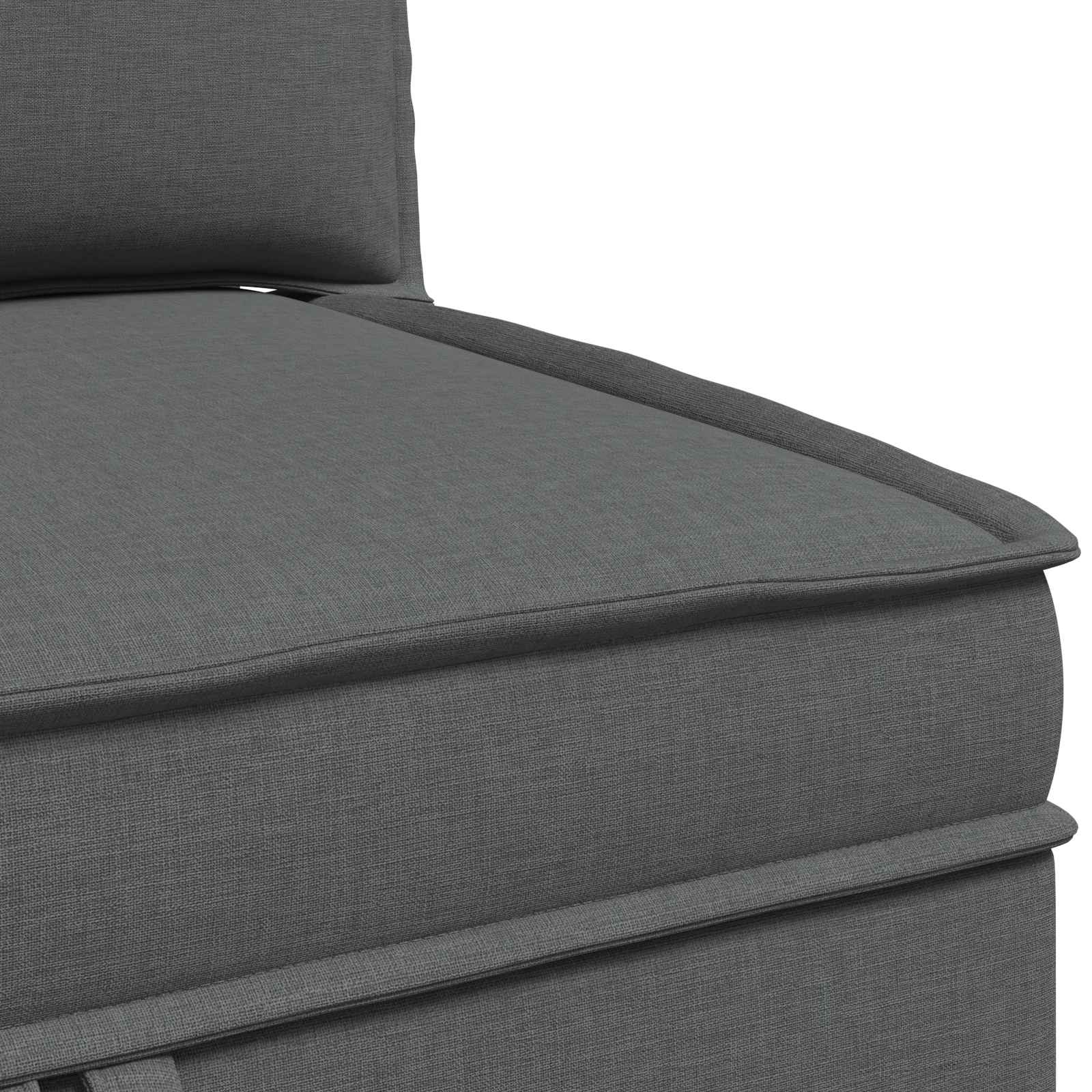 Set namještaja za dnevni boravak 4 pcs Tamnosiva Tkanina