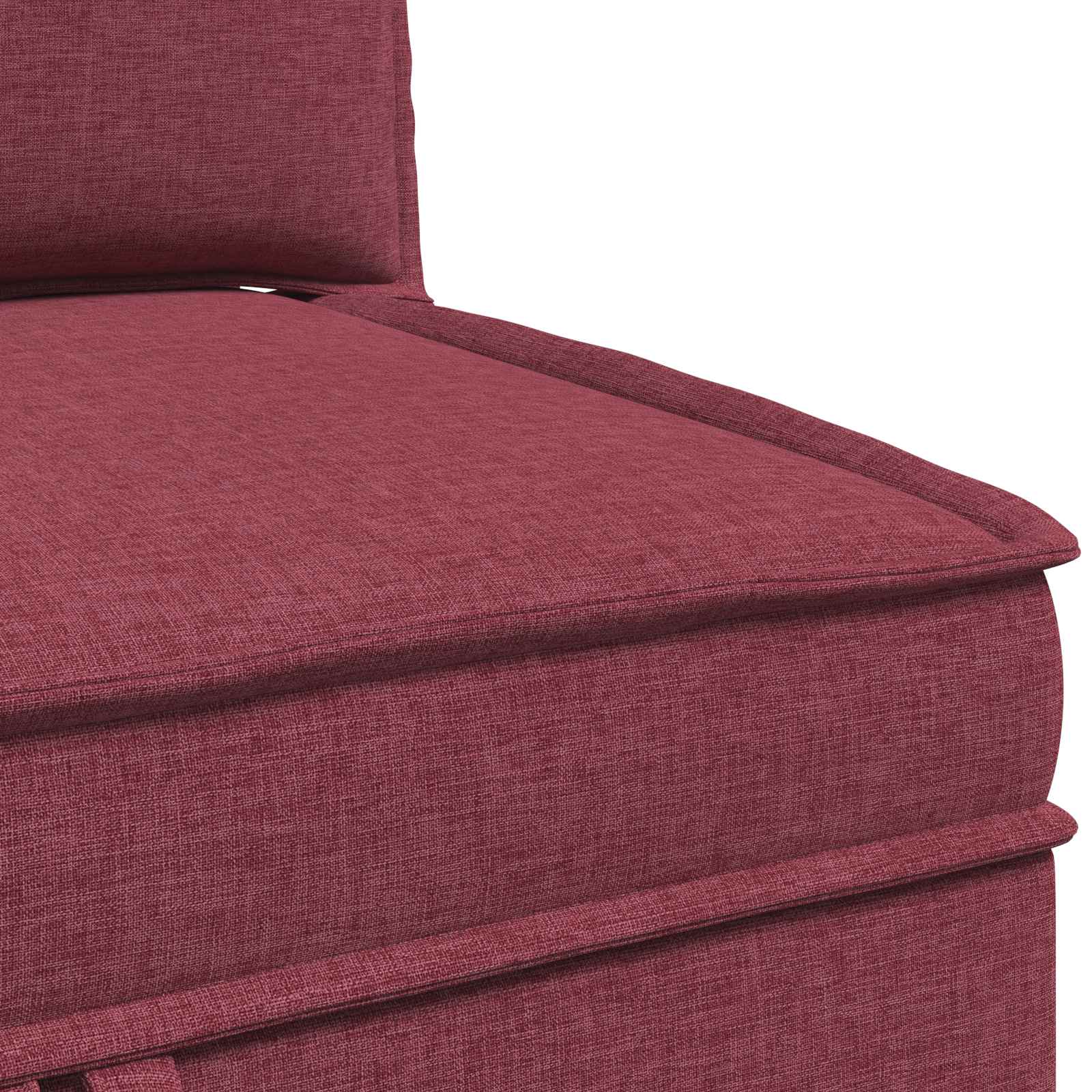 Set namještaja za dnevni boravak 3 pcs Vinska crvena Tkanina