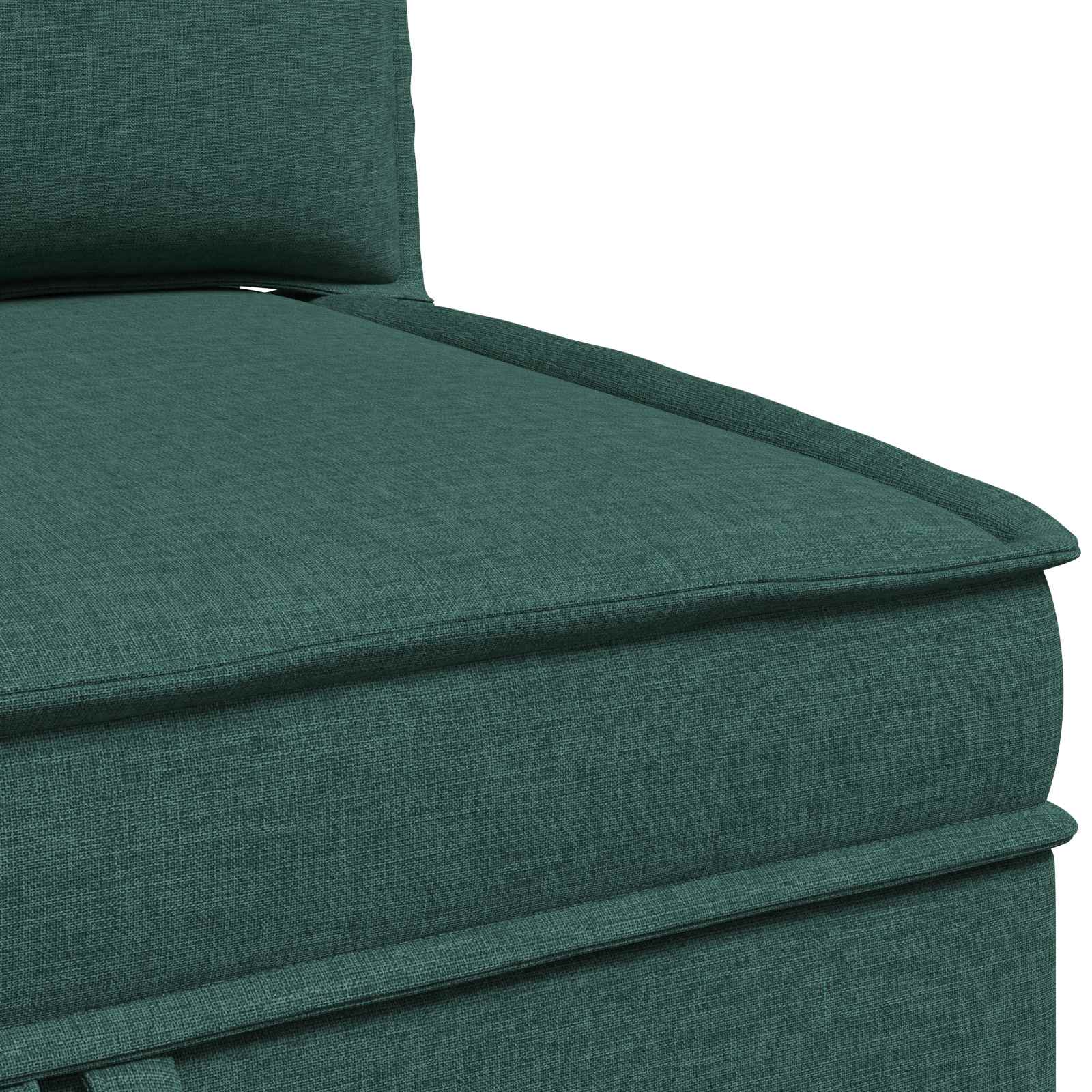 Set namještaja za dnevni boravak 3 pcs Tamnozelena Tkanina