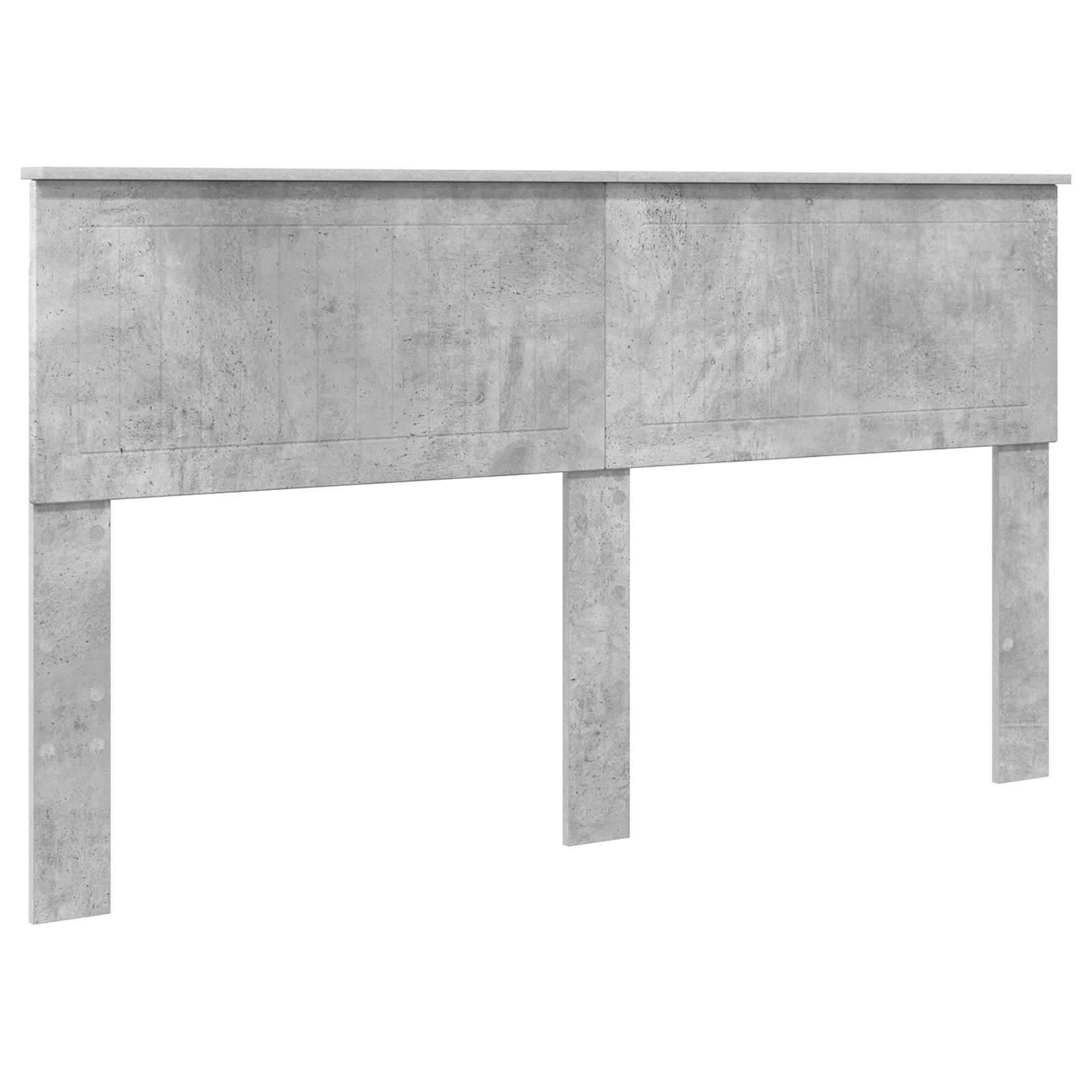 Krevetna konstrukcija Beton 160 x 200 cm Čvrsto borovo drvo