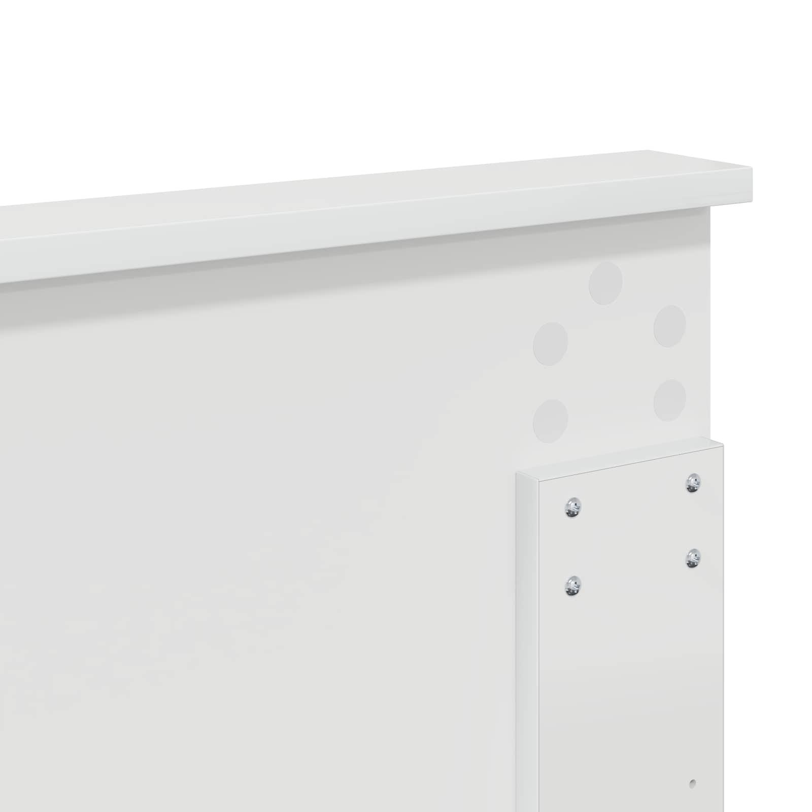 Krevet s od storage Bijelo 180 x 200 cm Konstruirano drvo
