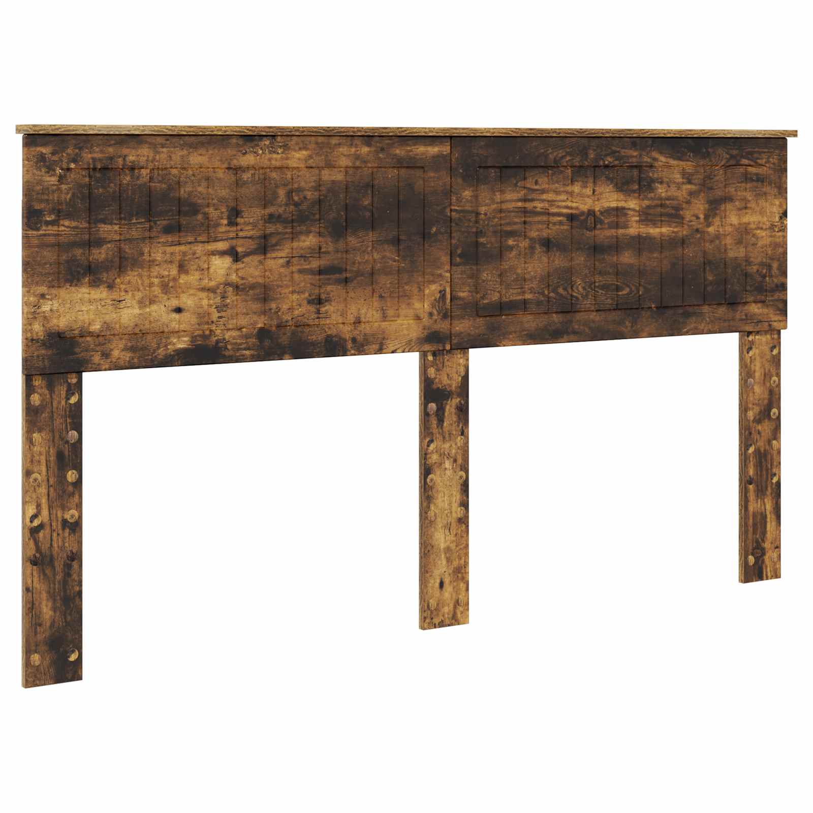 Krevet s od storage s uzglavljem Dimljeni hrast 160 x 200 cm