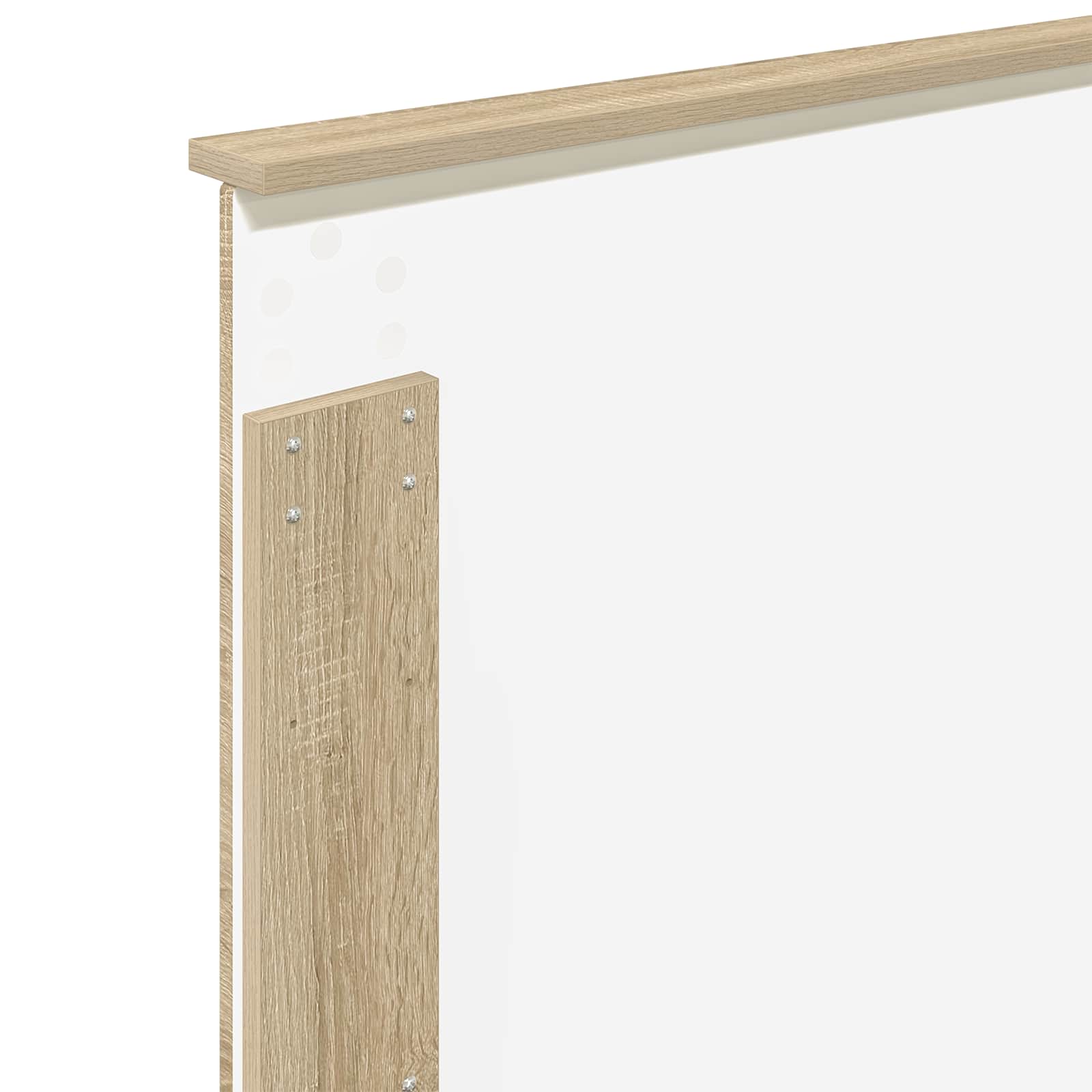 Krevet s od storage Sonoma hrast 100 x 200 cm Konstruirano drvo