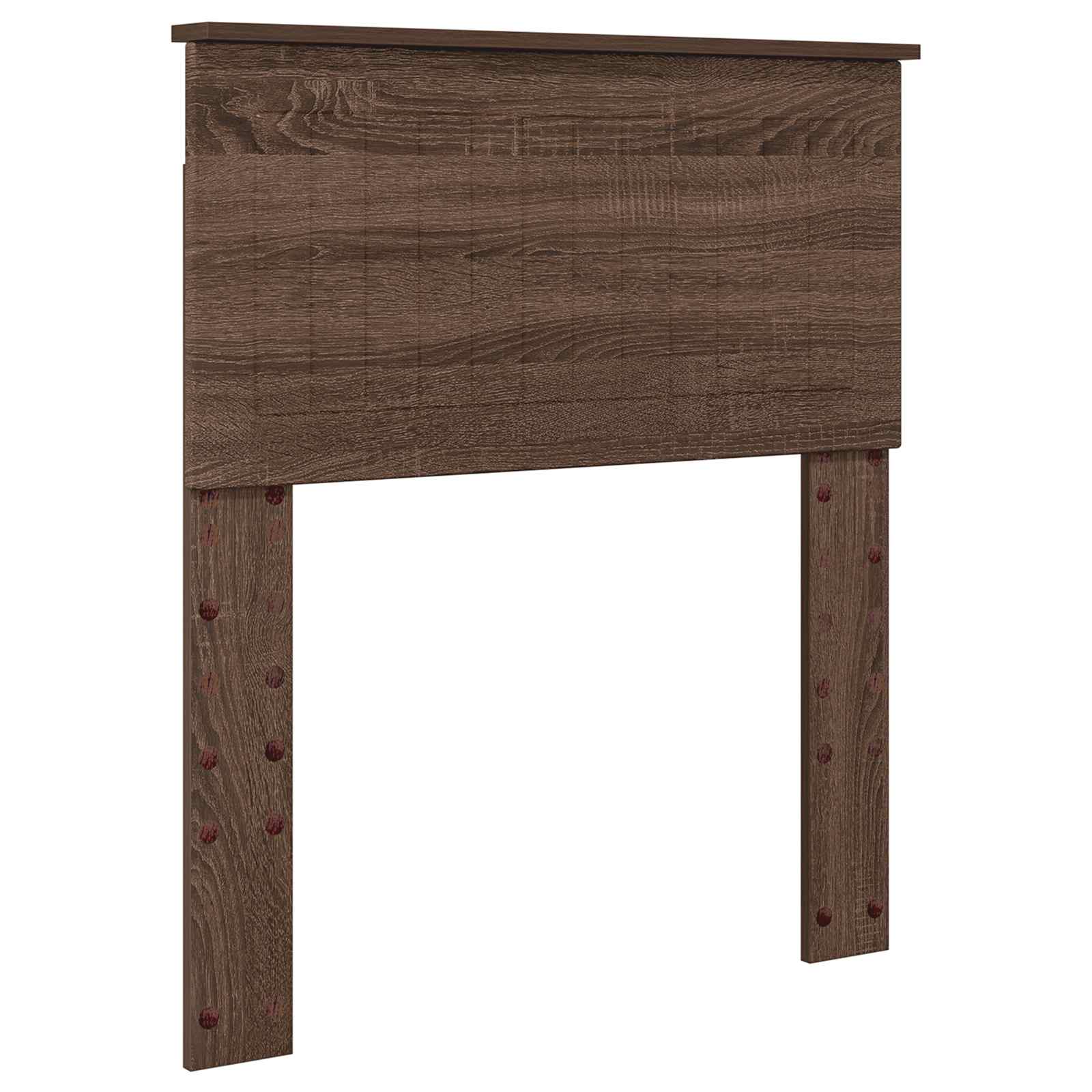 Krevet s od storage Smeđi hrast 75 x 190 cm Konstruirano drvo
