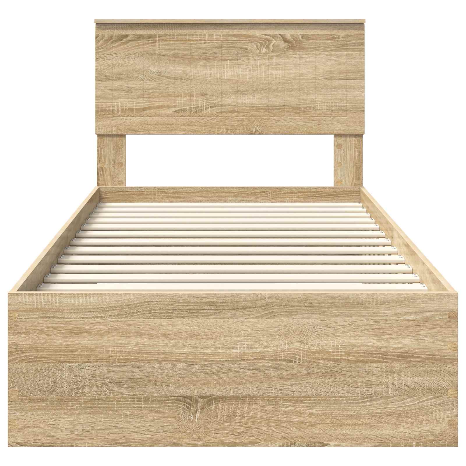 Krevetna konstrukcija s uzglavljem Sonoma hrast 90 x 200 cm