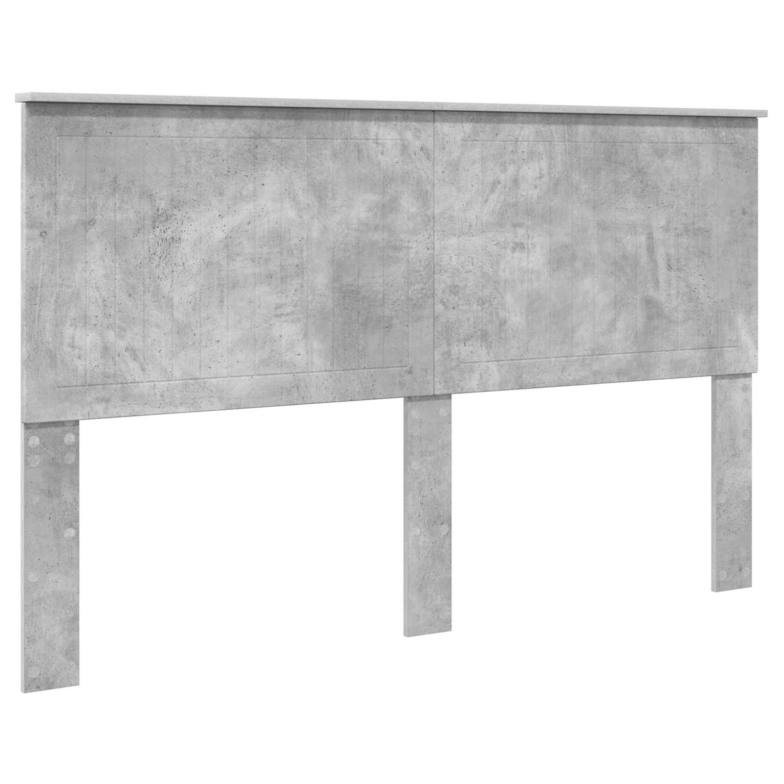 Krevetna konstrukcija Beton 160 x 200 cm Čvrsto borovo drvo