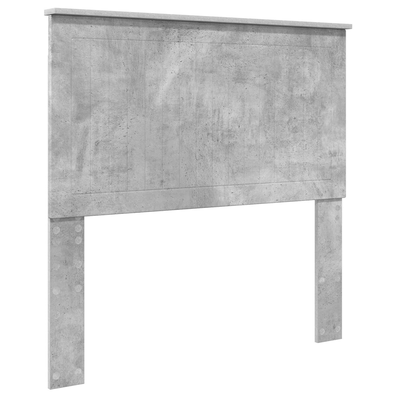 Krevetna konstrukcija s uzglavljem Betonska siva 100 x 200 cm