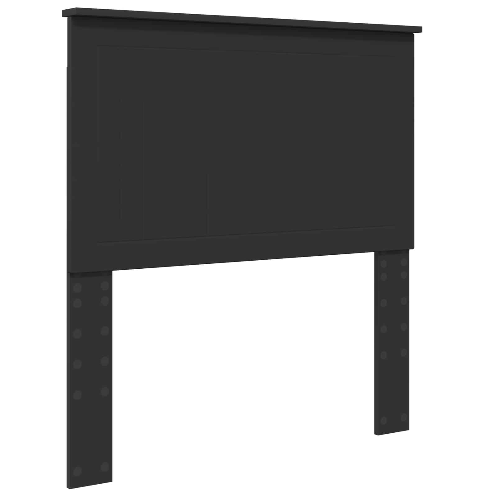 Krevetna konstrukcija Crna 90 x 200 cm Inženjersko Drvo