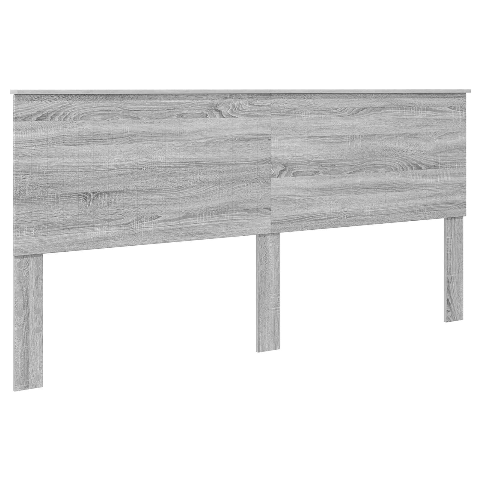 Krevet s od storage Siva Sonoma 200 x 200 cm Konstruirano drvo