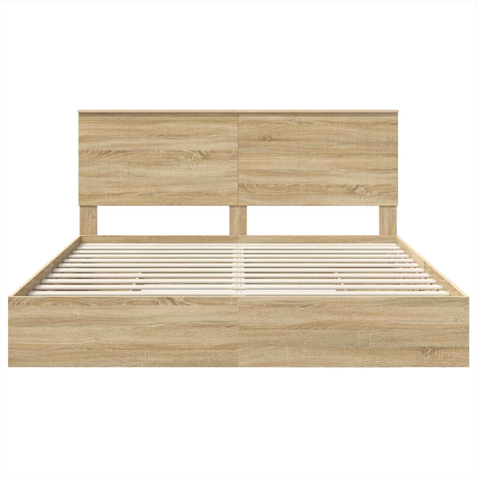 Krevet s od storage Sonoma hrast 180 x 200 cm Konstruirano drvo