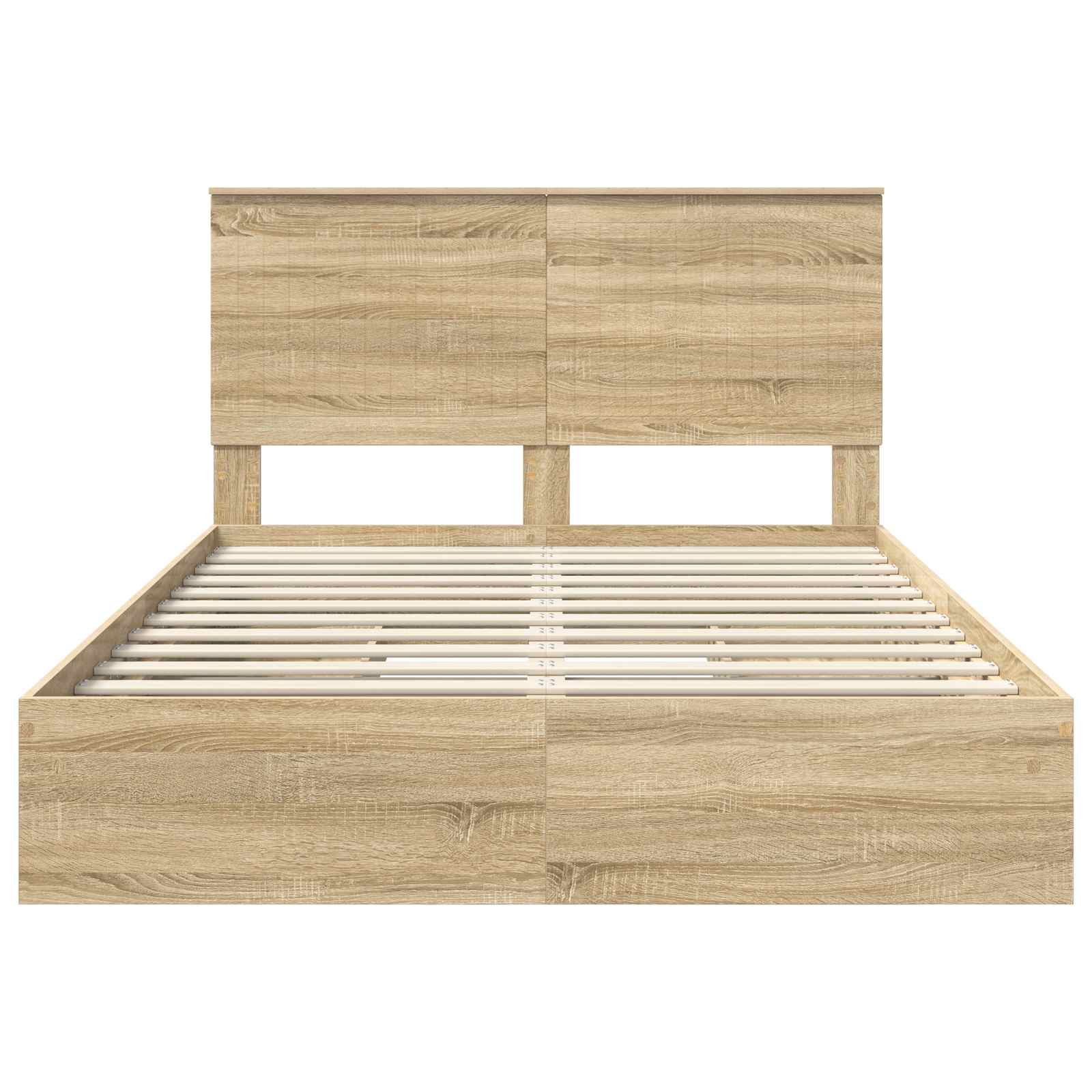 Krevet s od storage Sonoma hrast 140 x 190 cm Konstruirano drvo