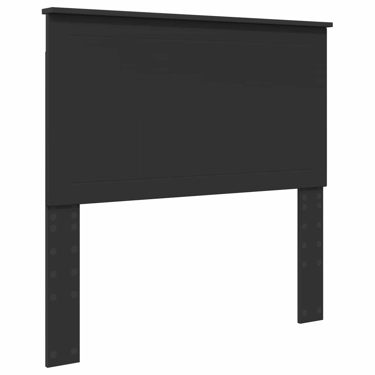 Krevet s od storage Crna 100 x 200 cm Konstruirano drvo