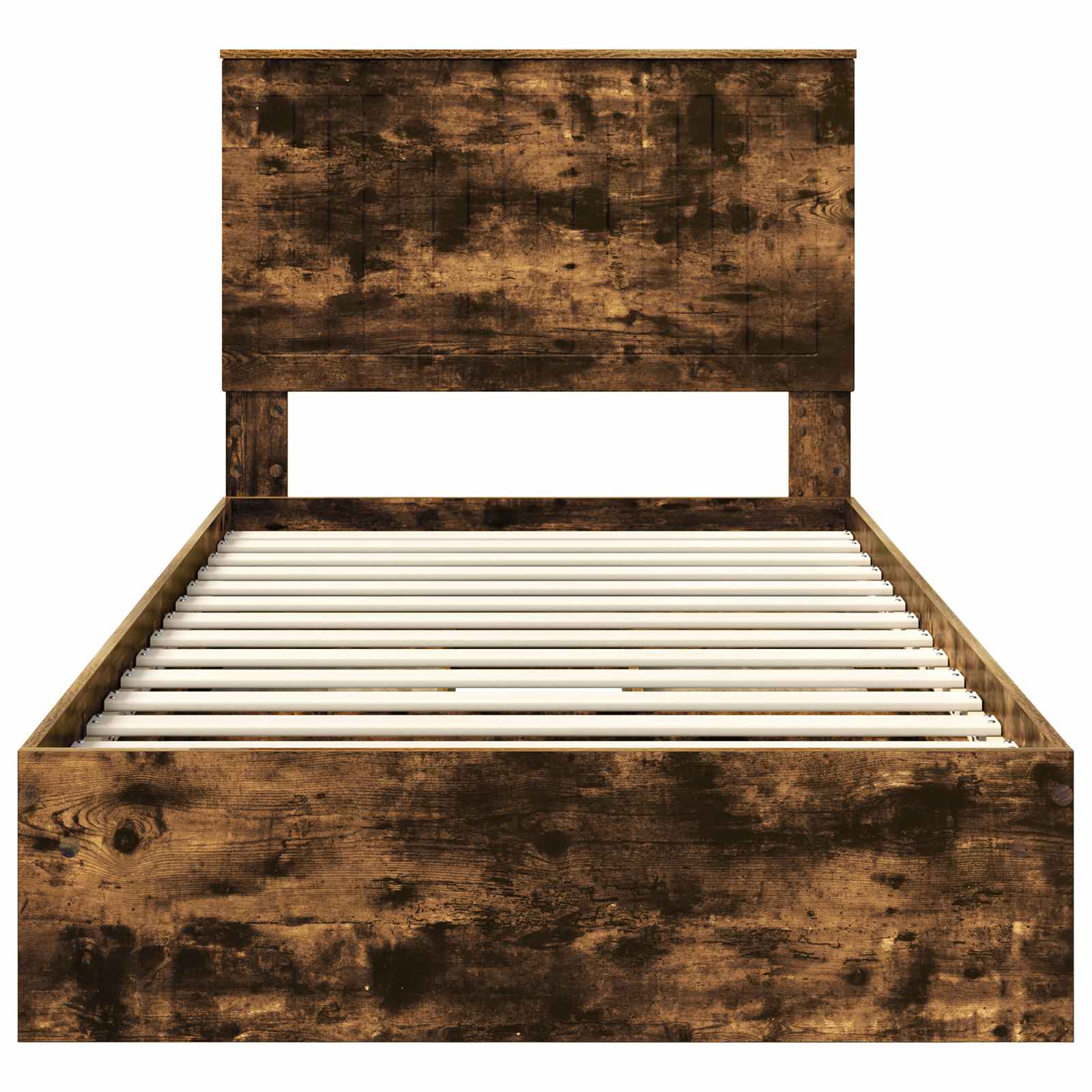 Krevet s od storage s uzglavljem Dimljeni hrast 100 x 200 cm